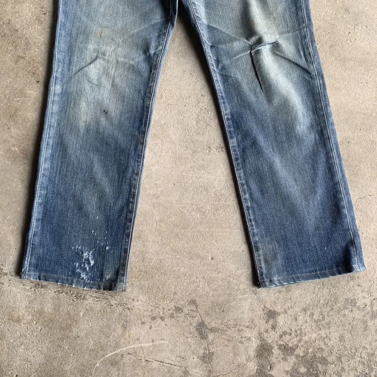 LVC Levi’s 502 Stretchable Jeans Distressed Denim Pants Waist 32 Size US 32 / EU 48 - 3 Thumbnail