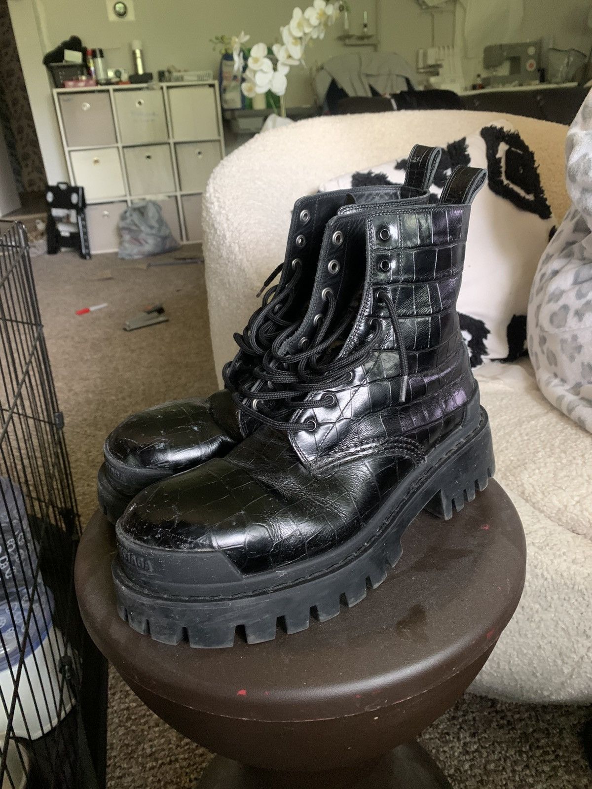 Balenciaga Balenciaga Strike Boots | Grailed