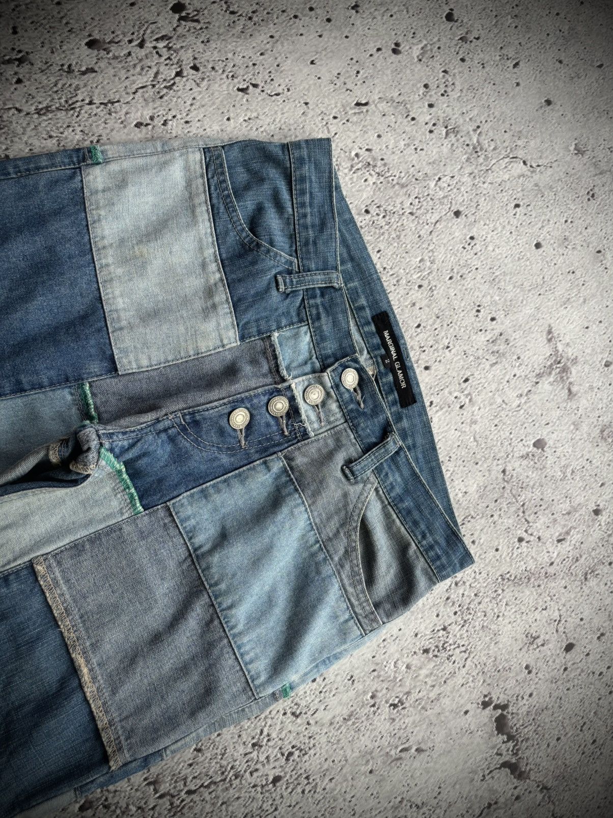 Hysteric Glamour Marginal Glamour patchwork denim jeans Size US 29 - 5 Thumbnail