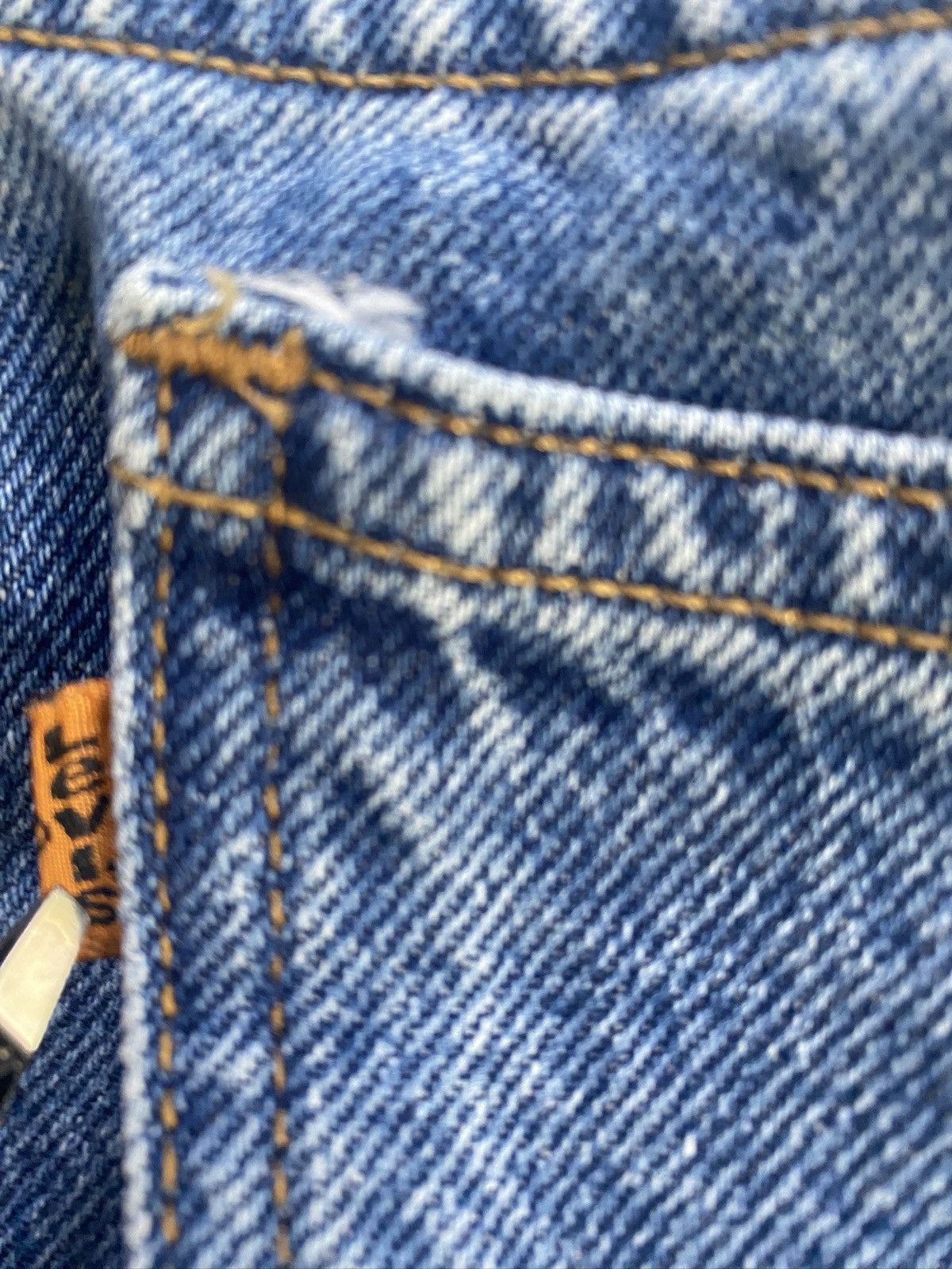 Levi's × Vintage Vintage ‘96 Levi’s 550 Orange Tab Relaxed Fit Jean Shorts Size US 37 - 4 Thumbnail