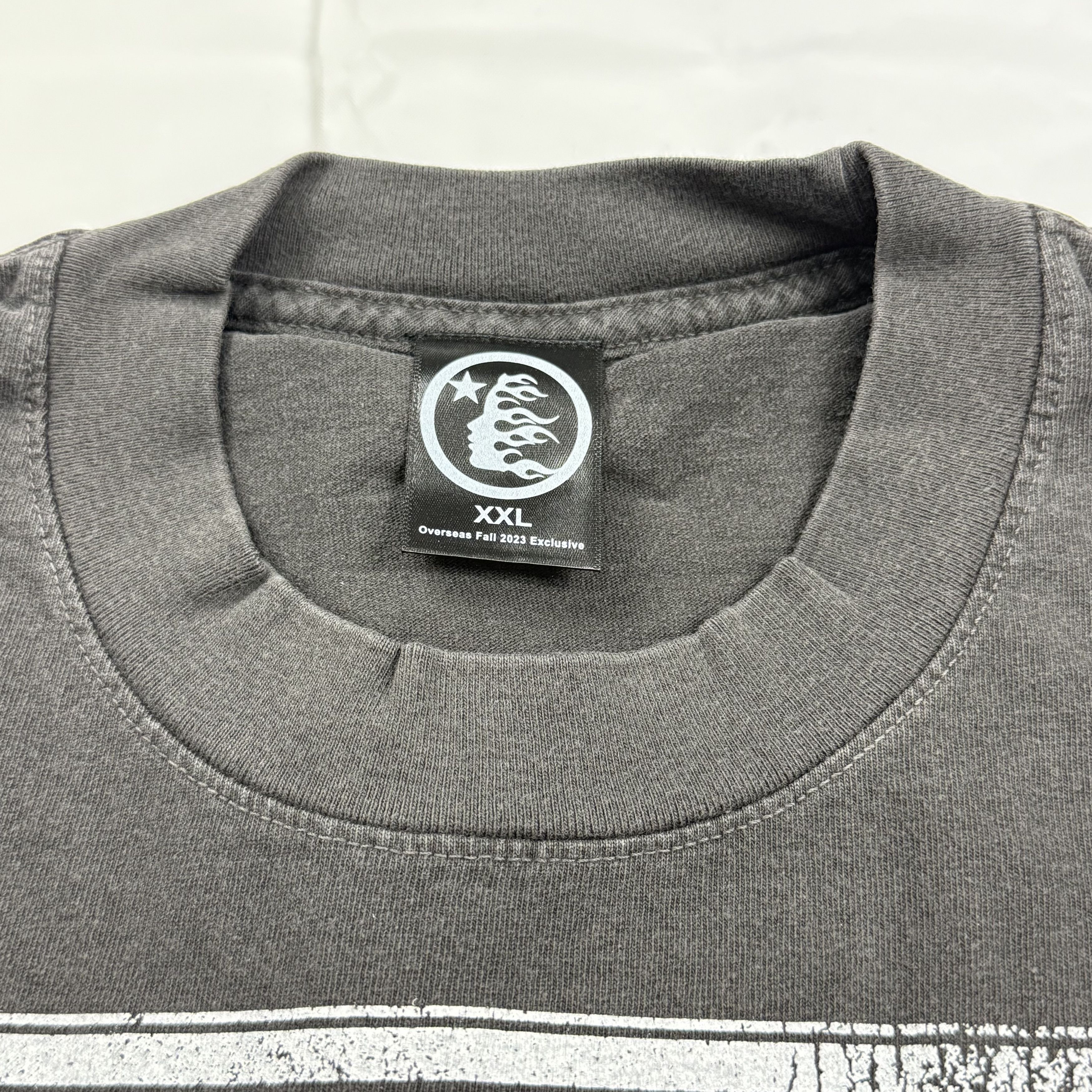 HELLSTAR Hellstar Overseas Fall 2023 Exclusive Washed Black Tee Size US XXL / EU 58 / 5 - 6 Thumbnail