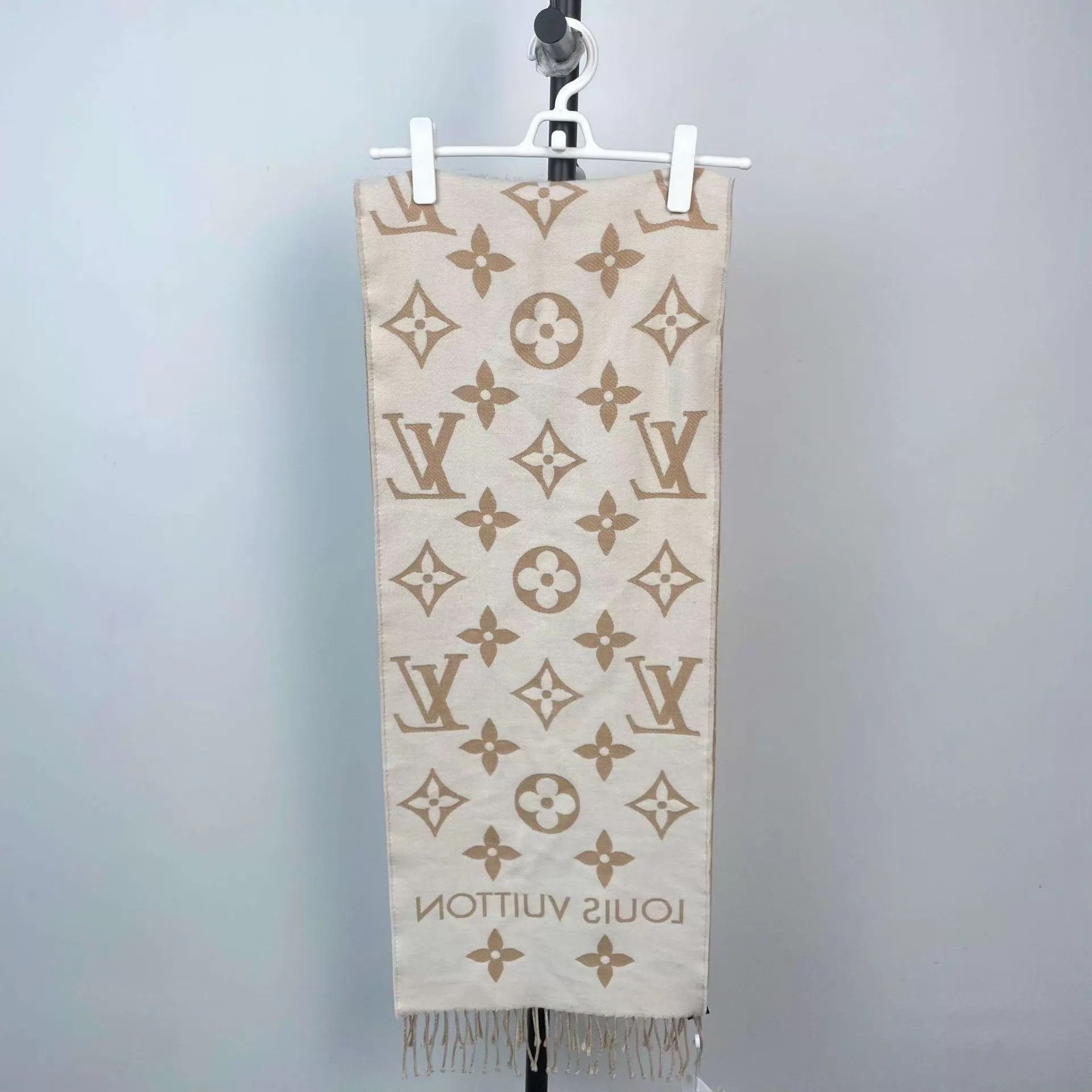 Louis Vuitton LV color blocked wool scarf Size ONE SIZE - 6 Thumbnail