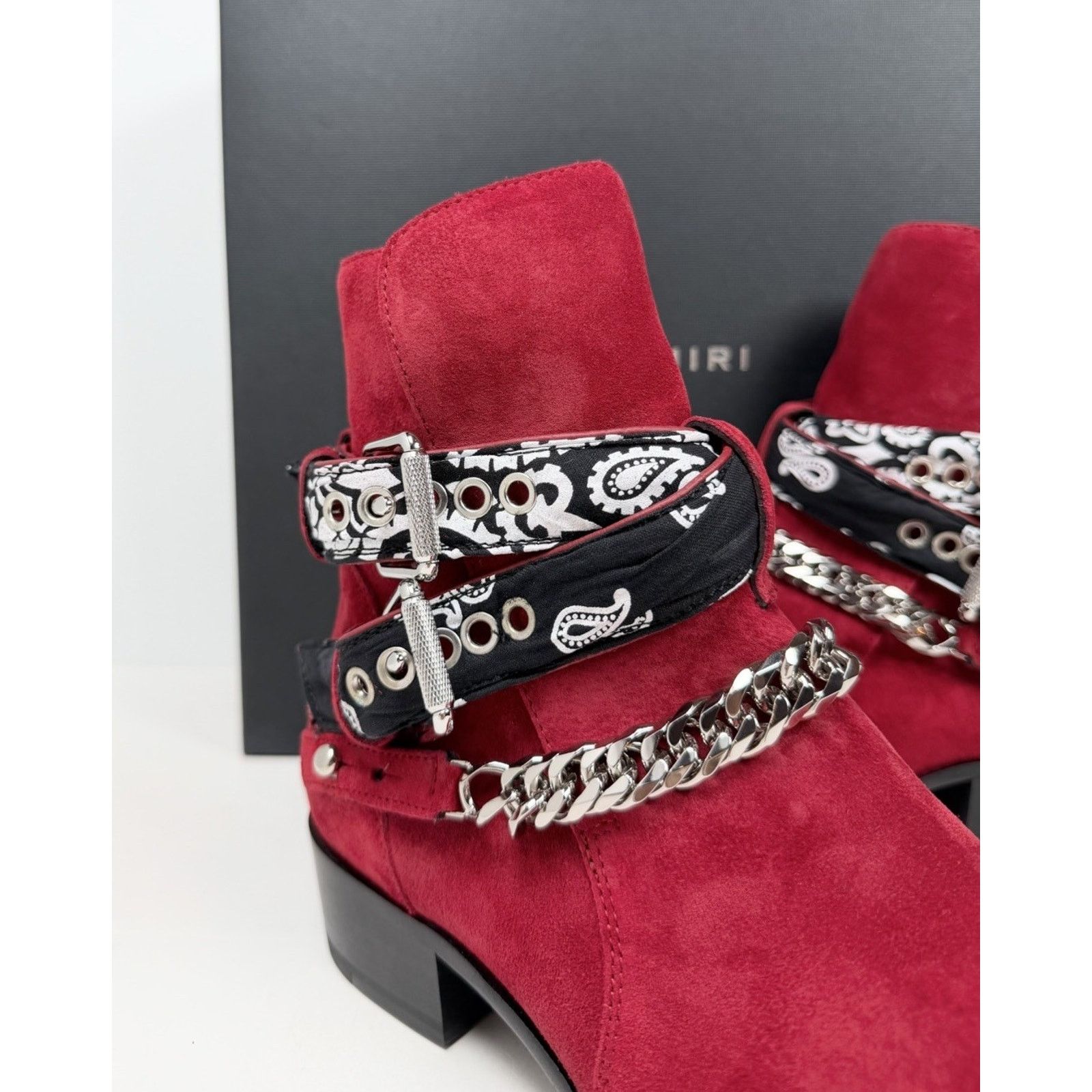 Amiri Size 7.5US - Amiri Chain Link Bandana Boots NEW Size US 7.5 / EU 40-41 - 3 Thumbnail