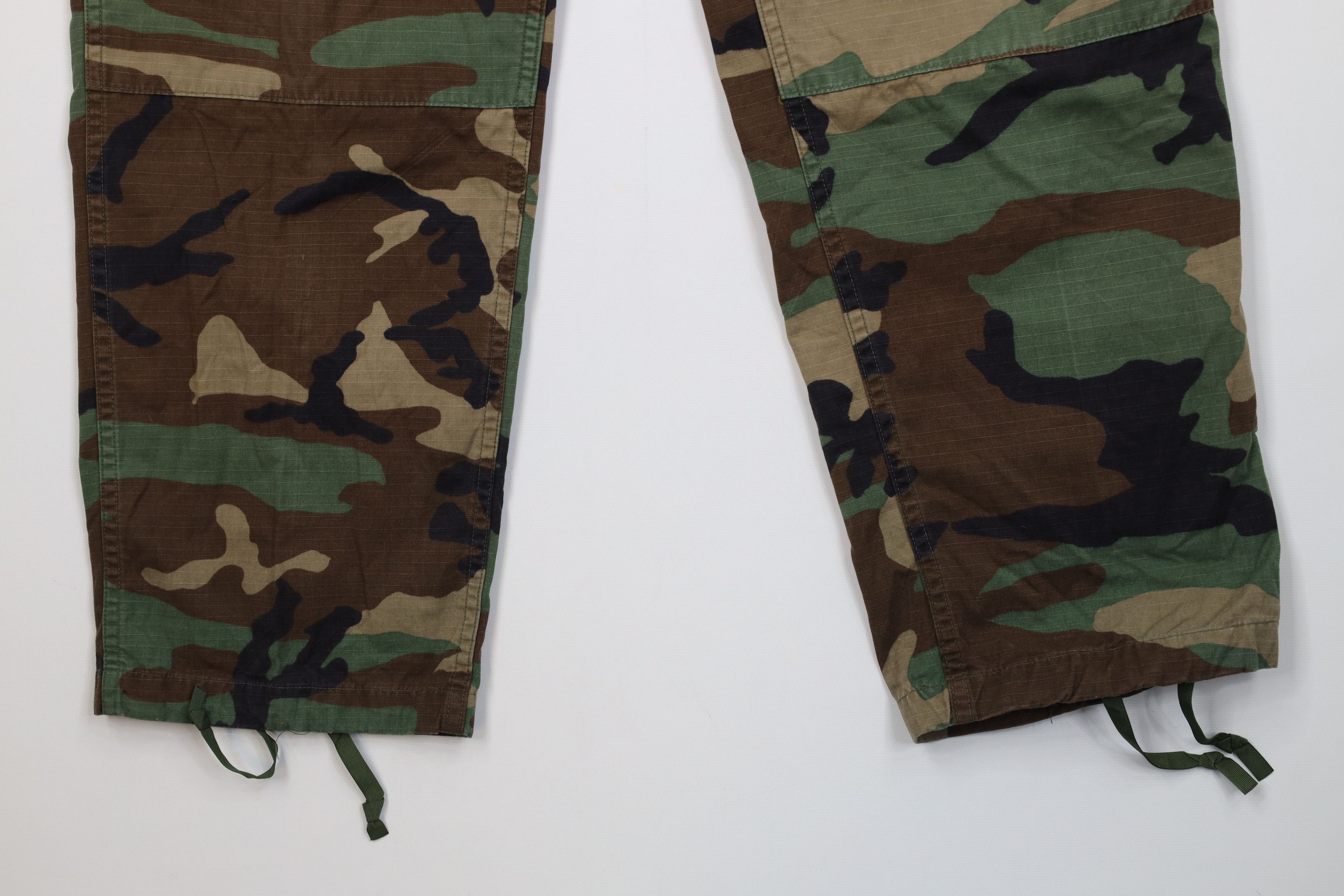 Vintage Vintage 90s USGI Woodland Camouflage Combat Cargo Pants Size US 34 / EU 50 - 4 Thumbnail