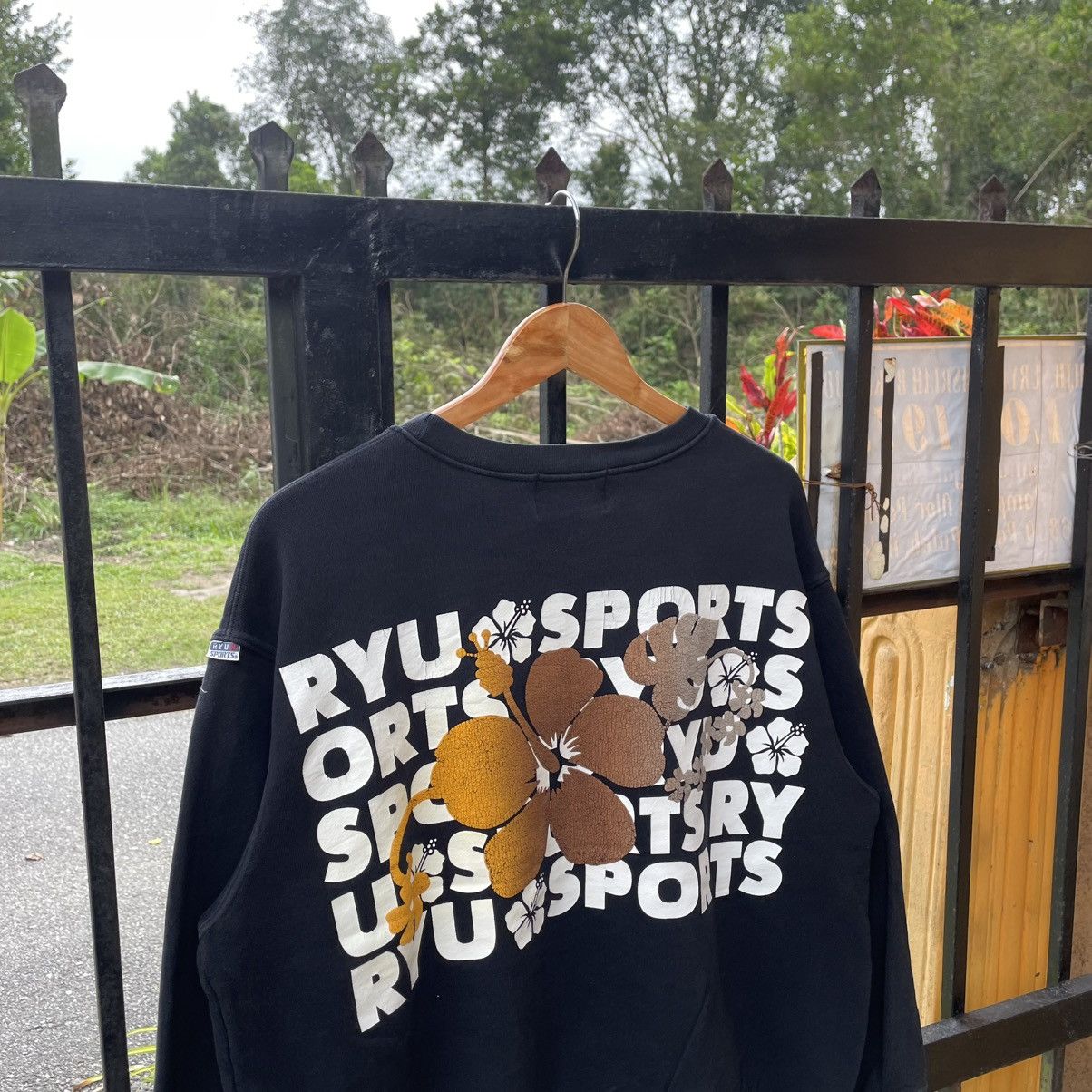 Japanese Brand 🔥🇯🇵Ryu Sports Shore Breeze Japan Big Logo Boxy Sweatshirts Size US M / EU 48-50 / 2 - 2 Thumbnail