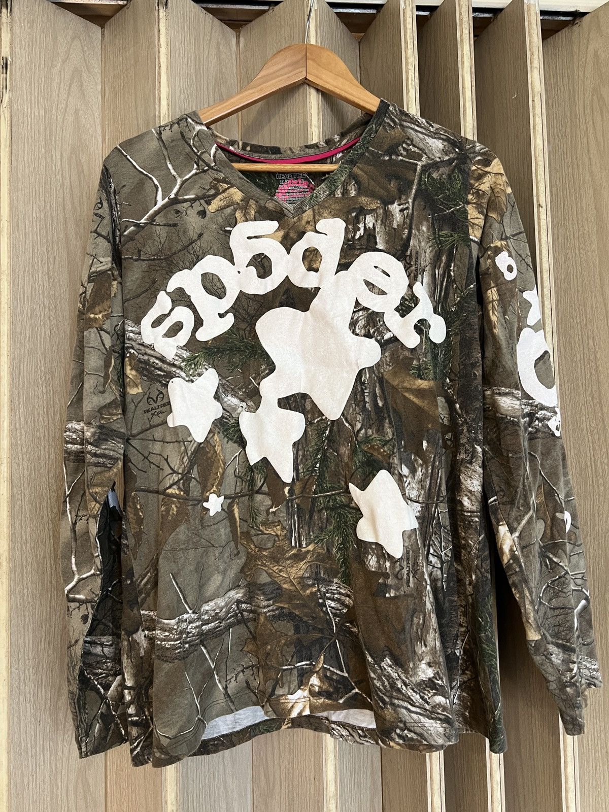 Sp5der 1 of 1 SP5DER Spider worldwide camo real tree longsleeve 