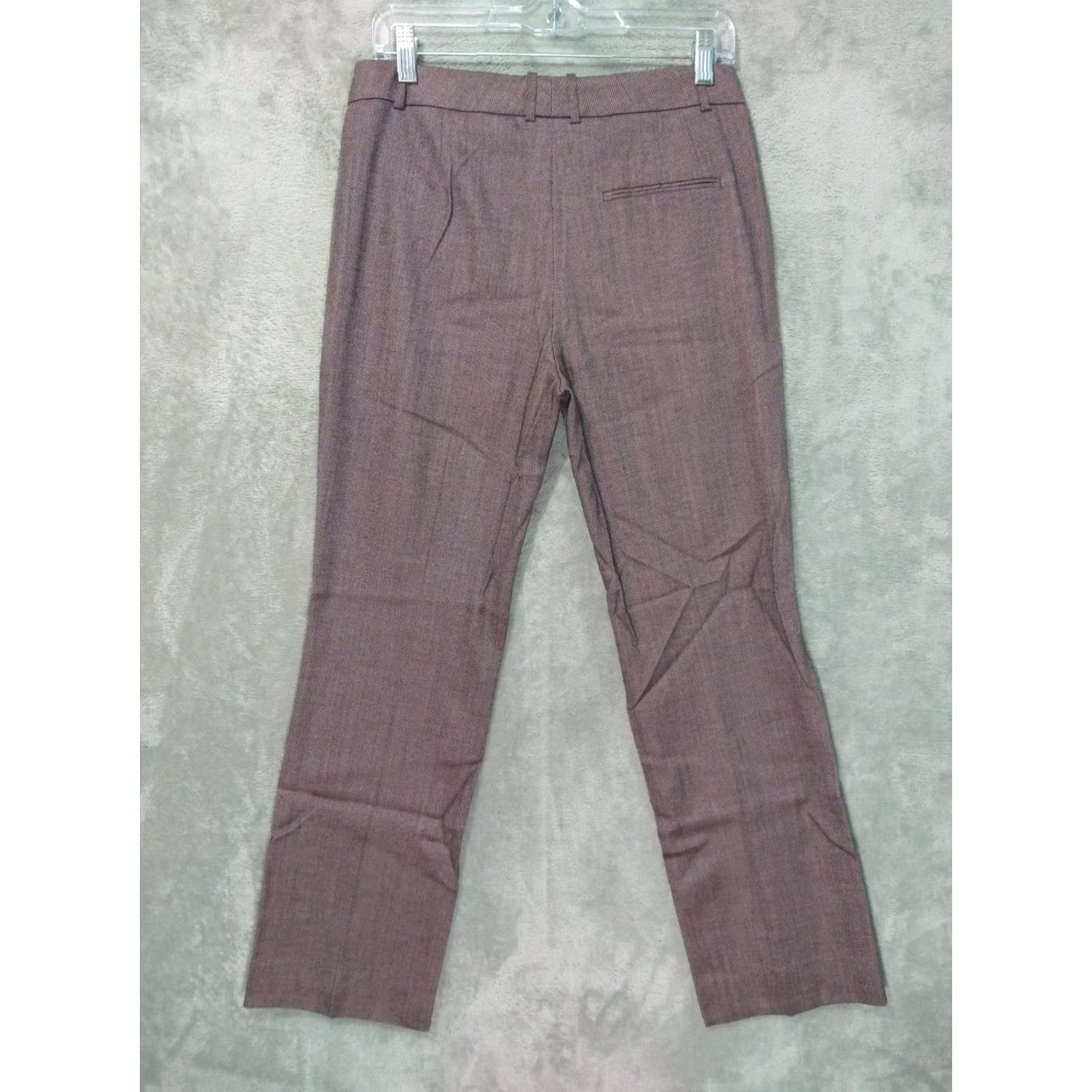 Hugo Boss Hugo Boss Pants Womens 2 Purple Wool Blend Trousers Straight Leg Career Pants Size 26" / US 2 / IT 38 - 2 Thumbnail