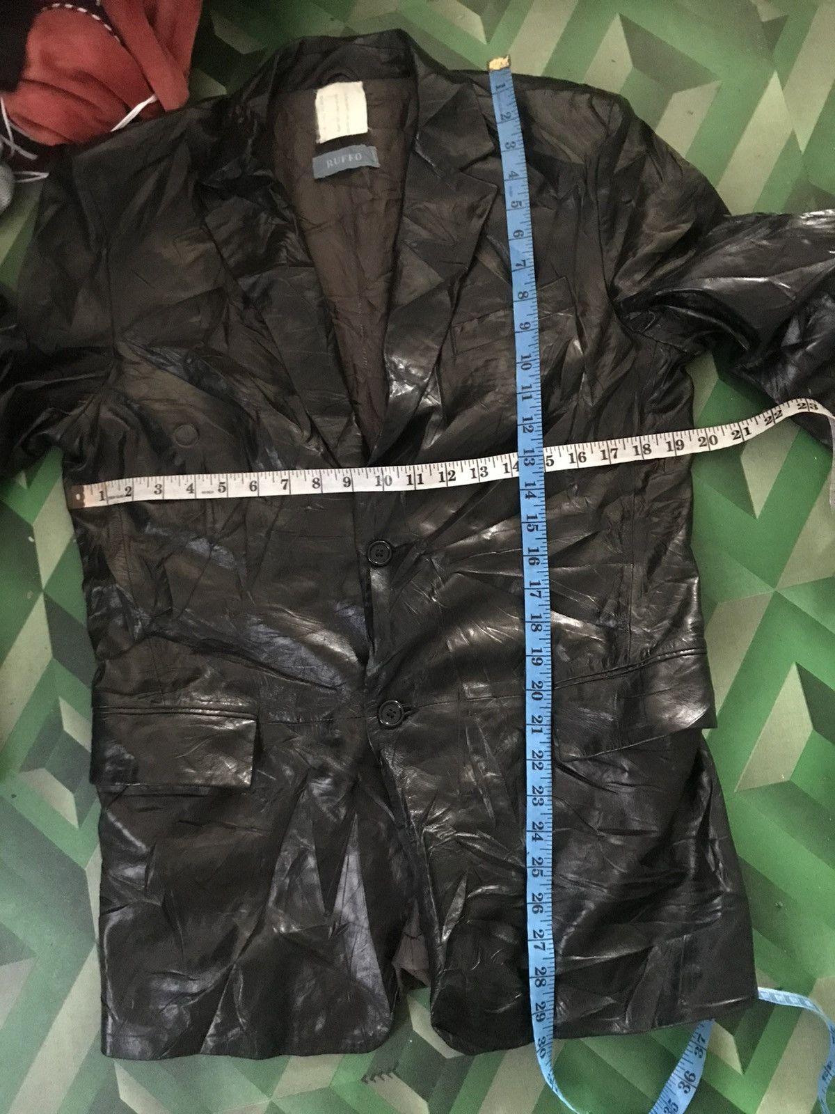 Designer × Ruffo Research Vintage Ruffo Blazer Leather Nice Size US M / EU 48-50 / 2 - 9 Thumbnail