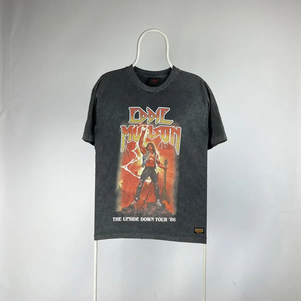 Band Tees stranger things Tshirt the upside down tour eddie munson Size US S / EU 44-46 / 1 - 1 Thumbnail
