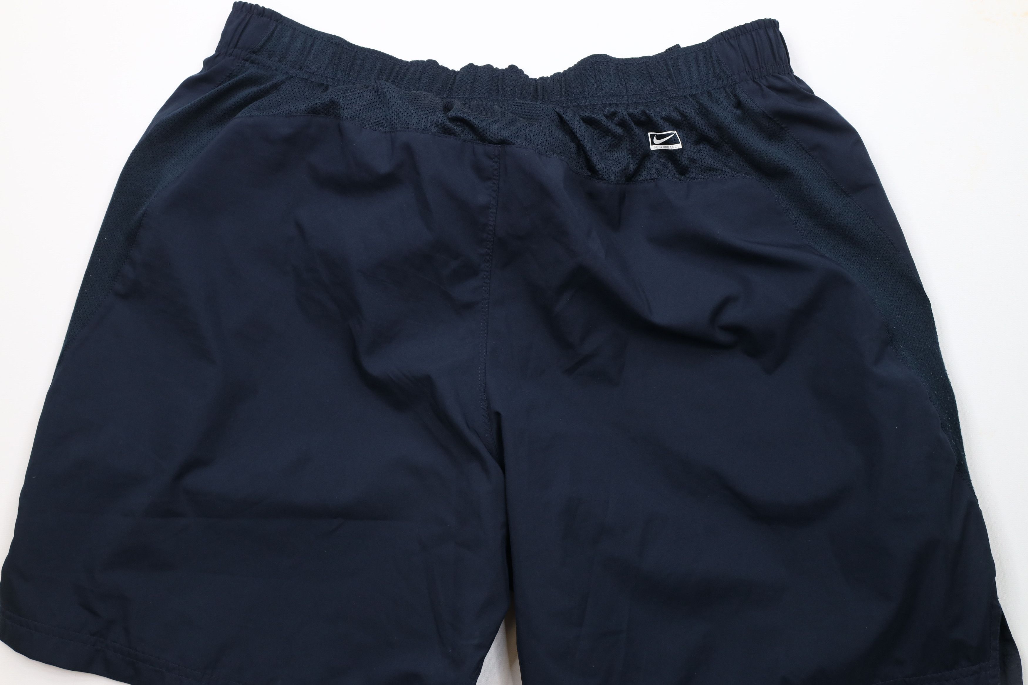 Nike × Vintage Vintage Nike Scott Mini Swoosh Lined Above Knee Shorts Blue Size US 38 / EU 54 - 11 Thumbnail
