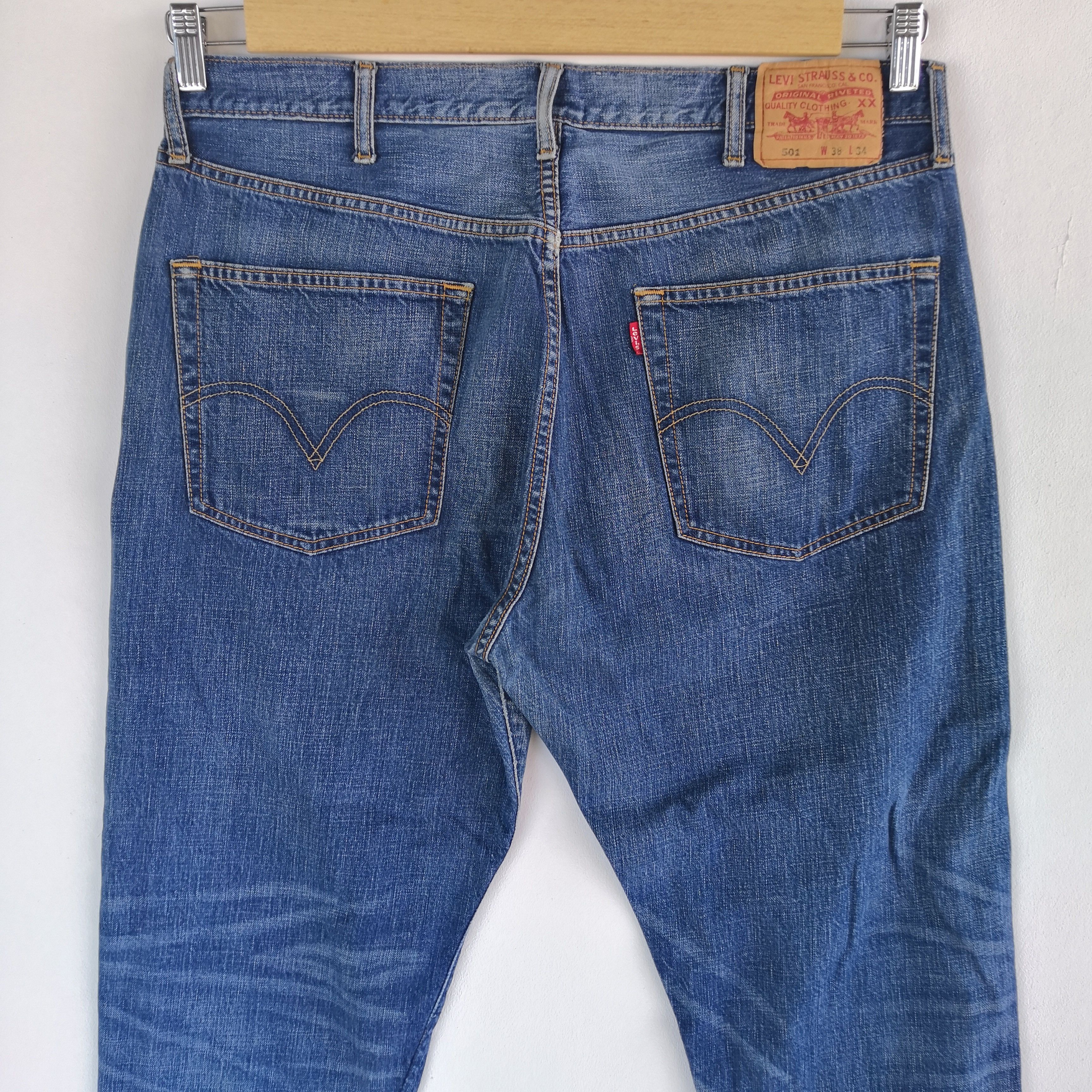 Levi's Vintage Levi's 501 Light Wash Denim Levis 501 Jeans Pants Size US 36 / EU 52 - 4 Thumbnail