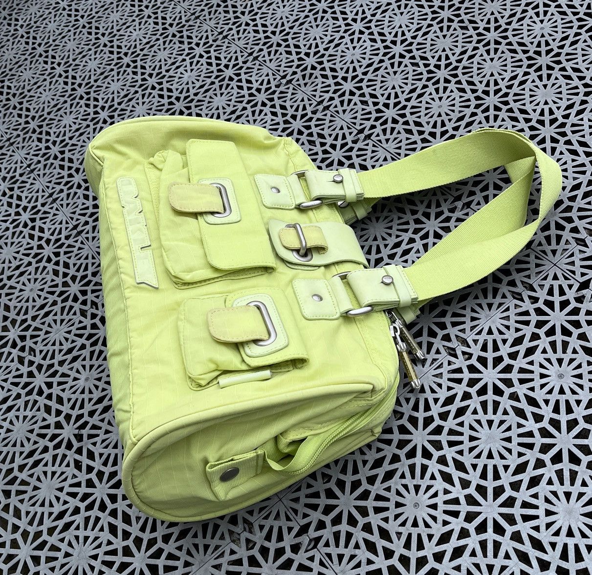 Oakley 🔥 Rare Vintage OAKLEY Y2K Multi Pocket Cargo Bag Rave Size ONE SIZE - 10 Thumbnail
