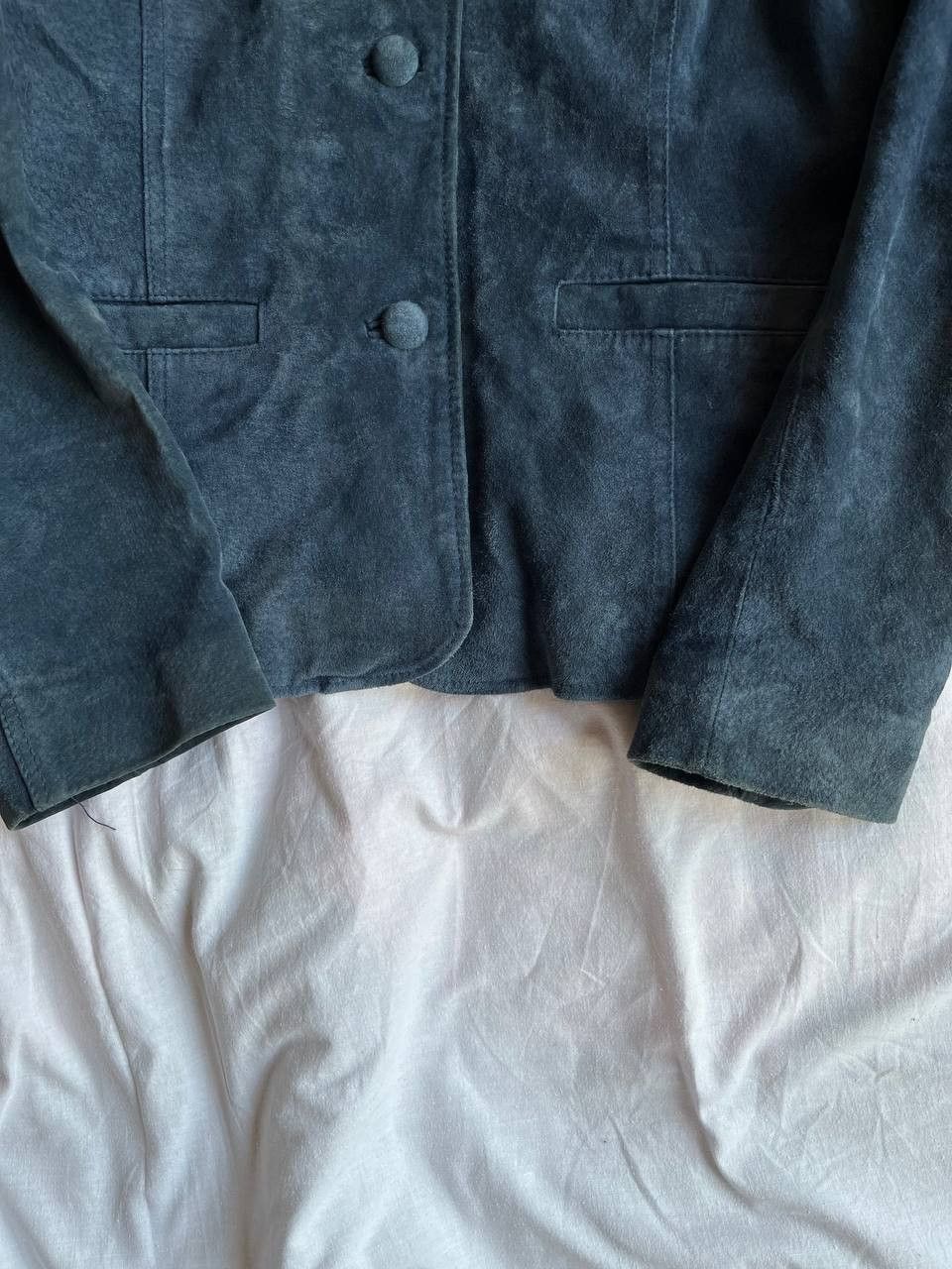 Other × Vintage Departure vintage dark blue distressed nubuck jacket Size XS / US 0-2 / IT 36-38 - 5 Thumbnail