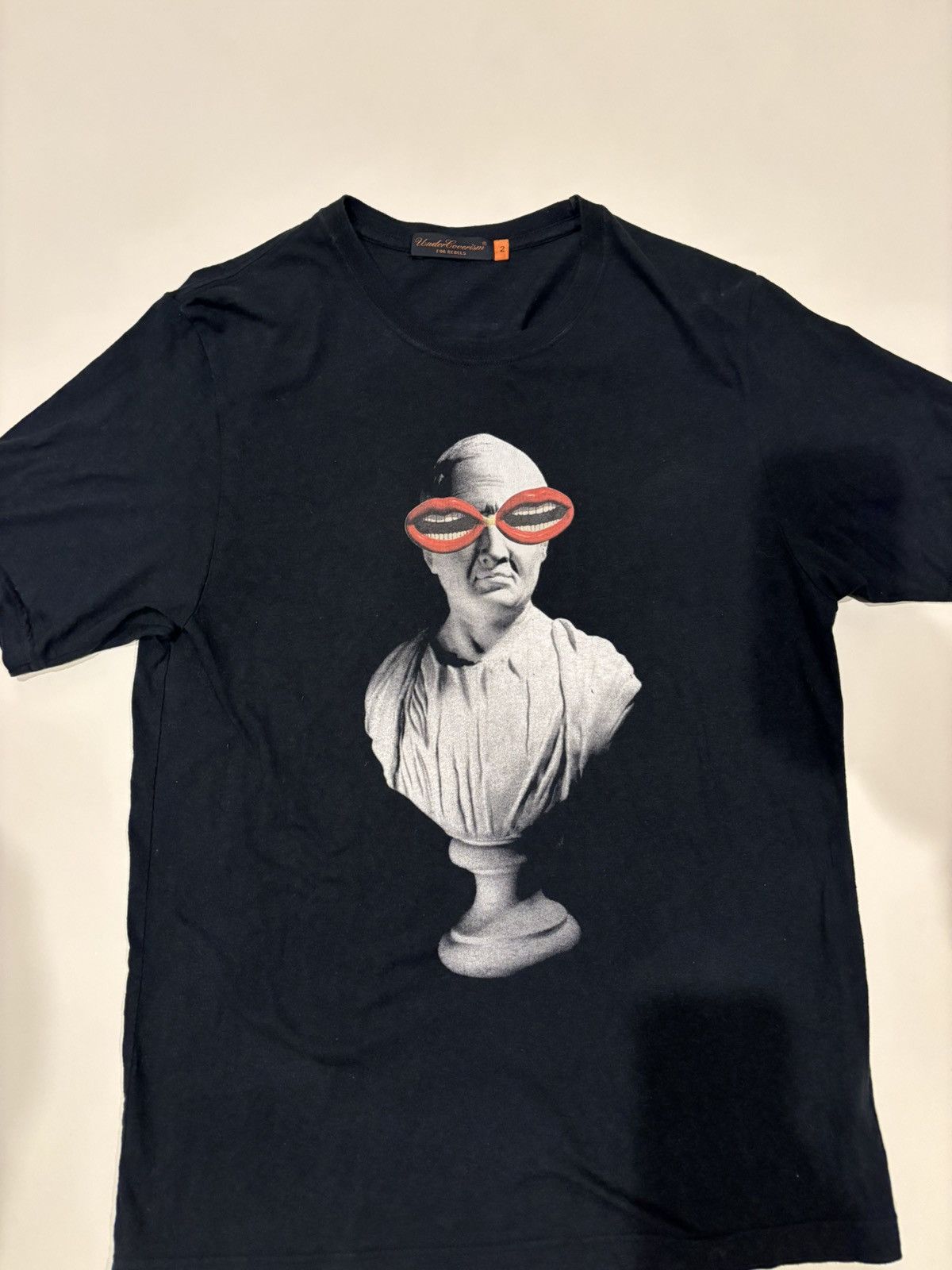 Undercover Undercover SS07 ‘Purple’ Mouth Glasses Statue Tee Black Size US M / EU 48-50 / 2 - 4 Thumbnail