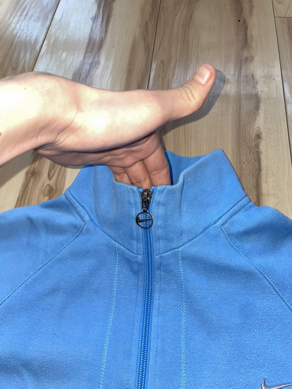 Nike × Vintage Zip Up sweatshirt Nike Vintage 2000s Y2K USA Opium Size L / US 10 / IT 46 - 3 Thumbnail