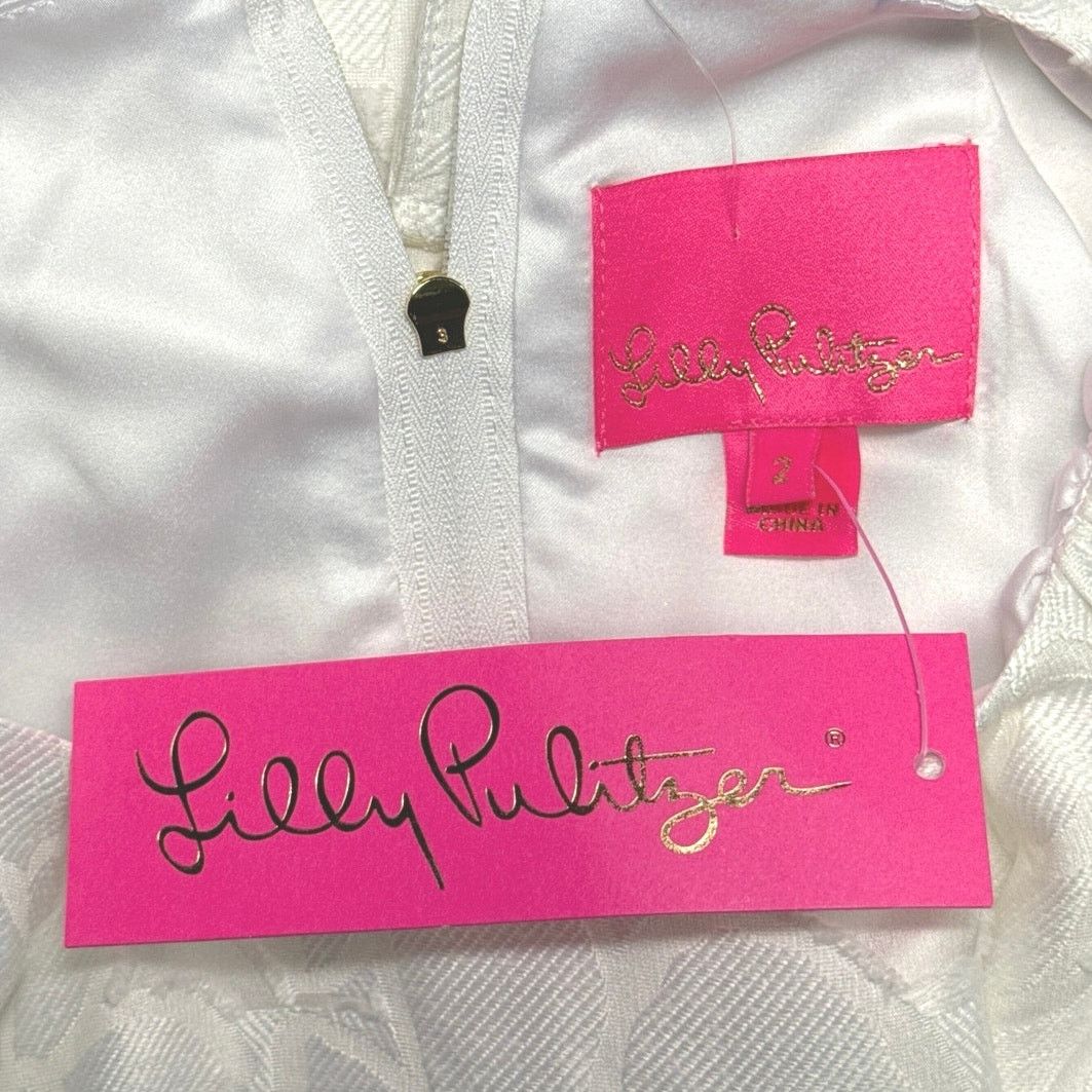 Lilly Pulitzer Lilly Pulitzer Knoxlie Silk Puff Sleeve Dress women sz 2 Size XS / US 0-2 / IT 36-38 - 5 Thumbnail