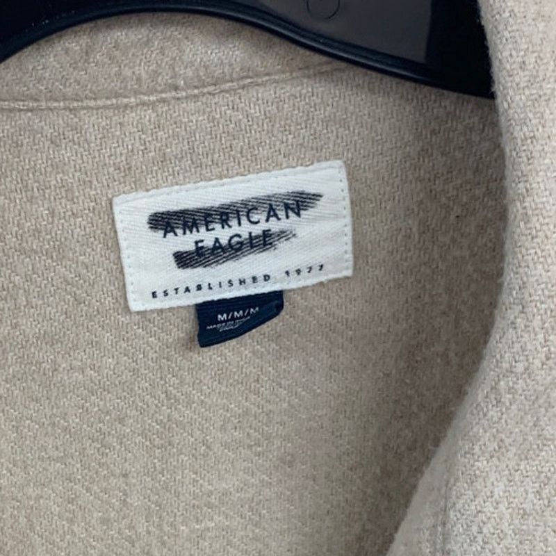 American Eagle Outfitters New AEO Womens Medium Cotton Long Sleeve Button Up Shirt Size M / US 6-8 / IT 42-44 - 3 Thumbnail
