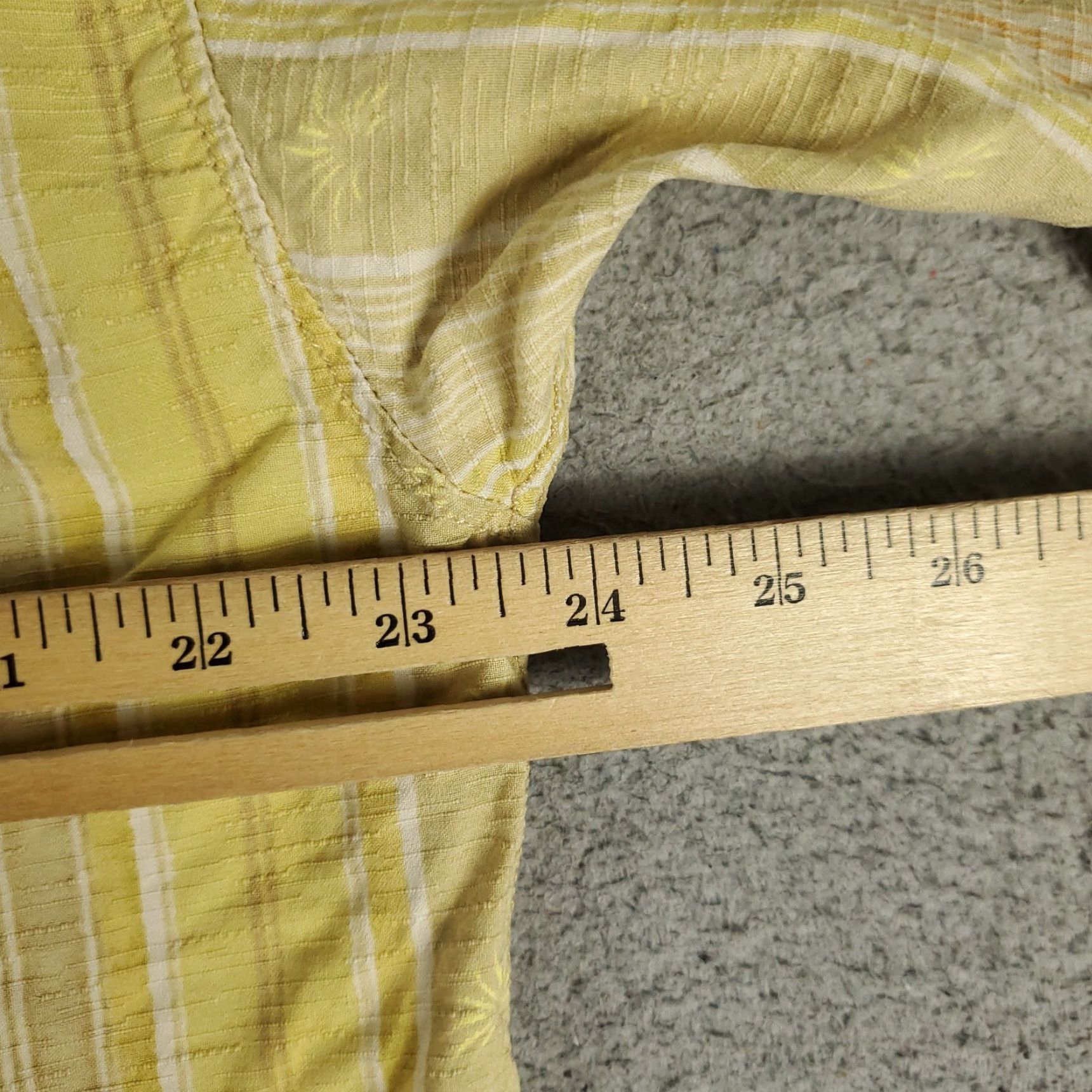 Tommy Bahama Tommy Bahama Shirt Mens XL Yellow Striped Silk Hawaiian Button Up Short Sleeve Shirt Size US XL / EU 56 / 4 - 7 Thumbnail