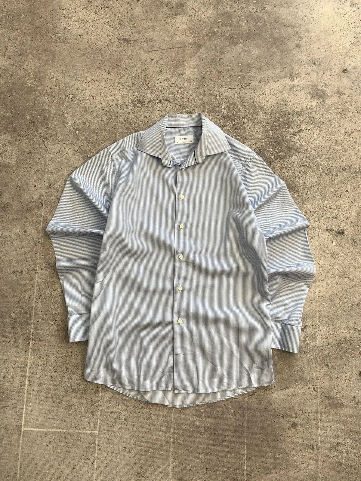 Designer × Eton Vintage luxury Shirt Eton OldMoney Archival Clothes watanabe Size US M / EU 48-50 / 2 - 2 Thumbnail