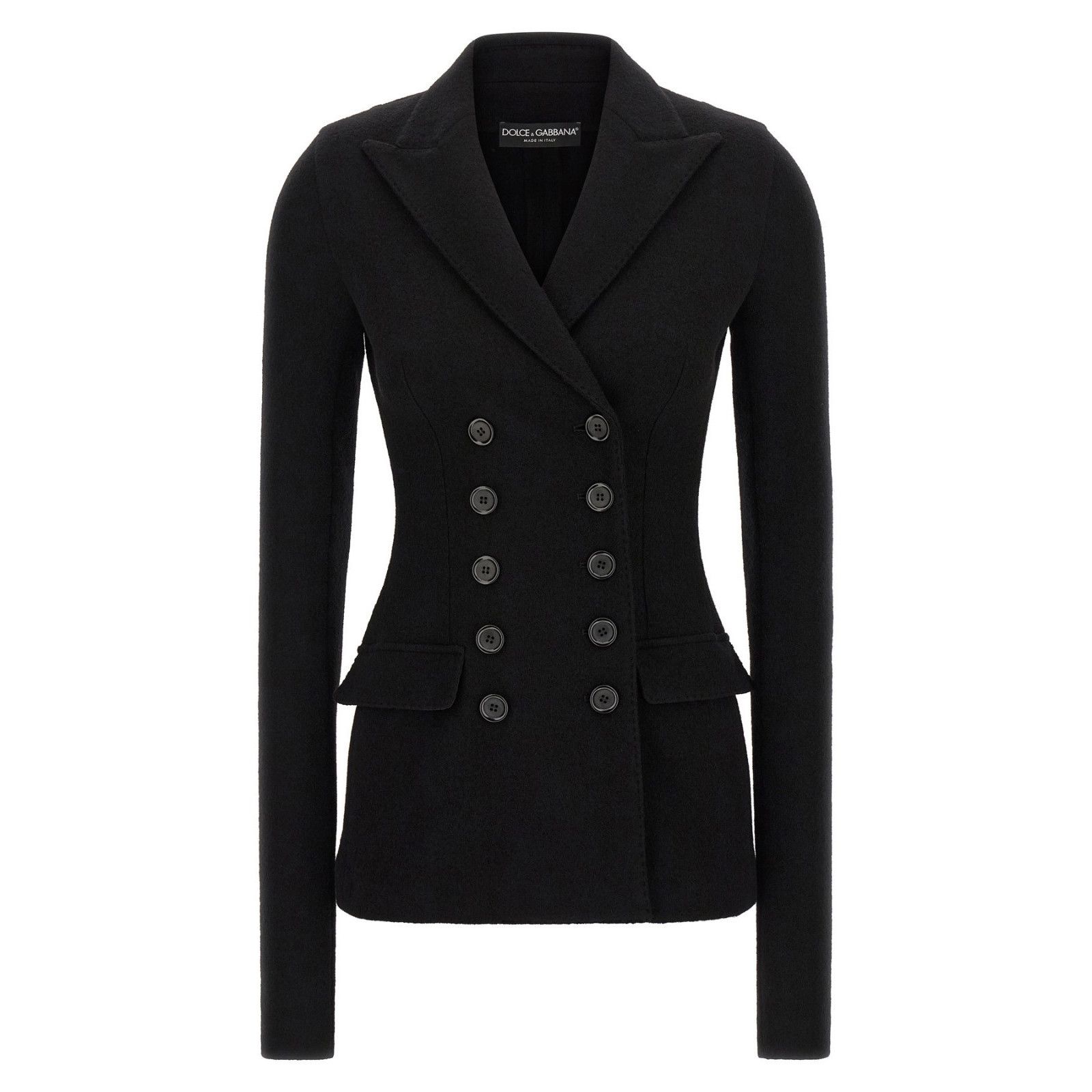 DOLCE&GABBANA Black Wool Blazer Jacket New & Authentic (Wome