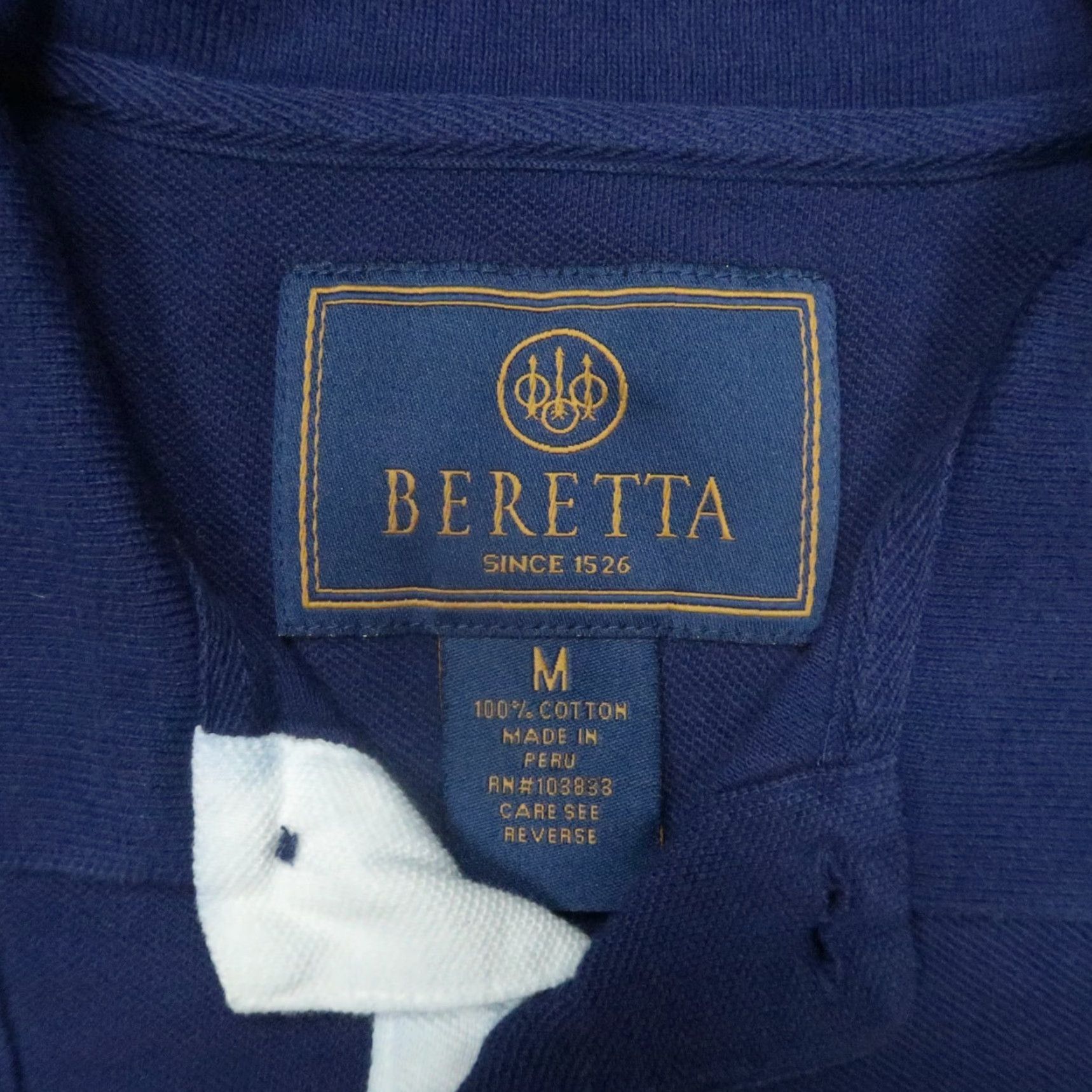 Vintage Beretta Shirt Mens Medium Blue Polo Lightweight Short Sleeve Shirt Beretta Polo Mens Medium Blue Lightweight Breathable Size US M / EU 48-50 / 2 - 3 Thumbnail