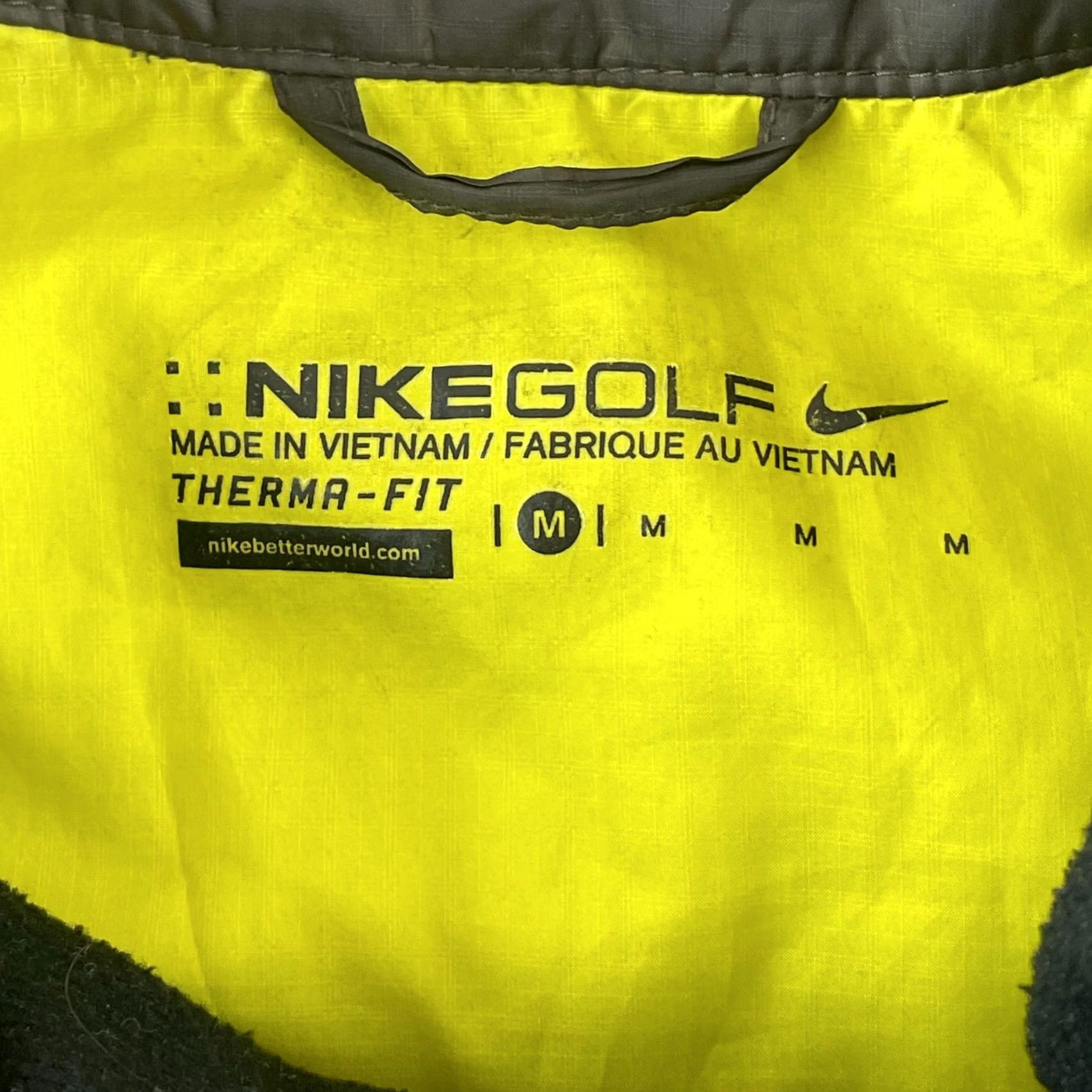 Nike Nike Therma-FIT Golf Vest Men M Green Full Zip Performance Soldier Hollow Golf Course Logo Size US M / EU 48-50 / 2 - 2 Thumbnail