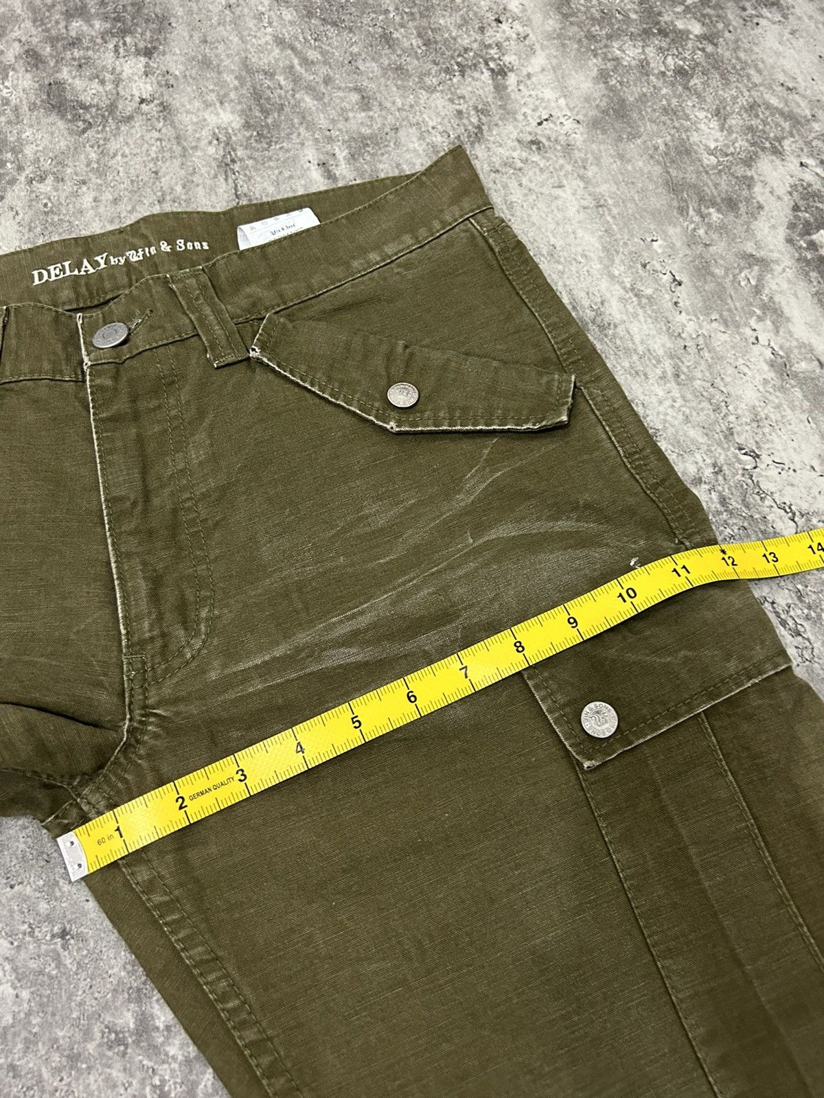 Hysteric Glamour × Japanese Brand × Tete Homme Ufin & Sons Japan Cargo Pants Size US 33 - 19 Thumbnail