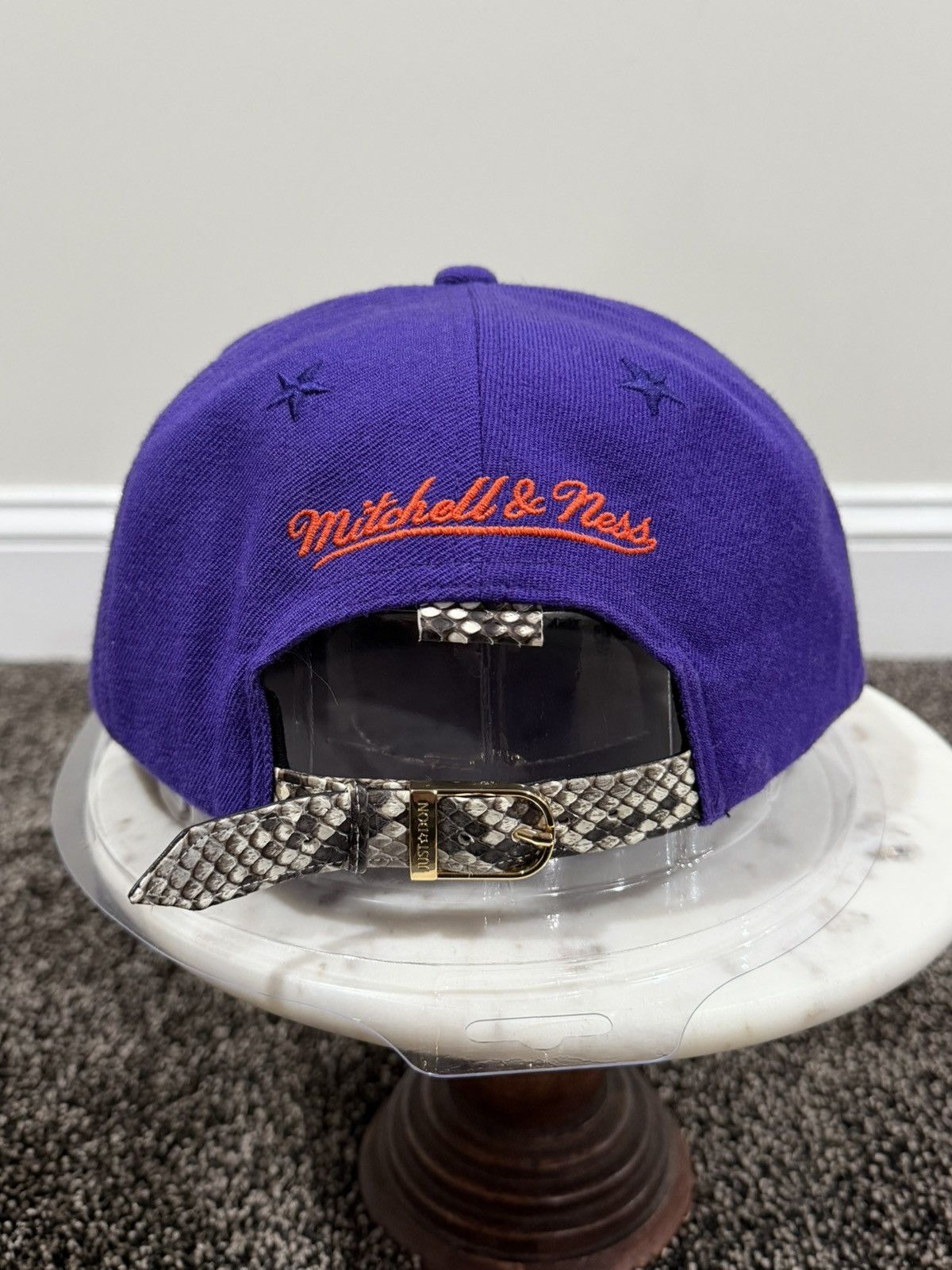 Just Don × Mitchell & Ness × Rsvp Gallery Just Don x Mitchell & Ness NBA Phoenix Suns Purple Hat Size ONE SIZE - 3 Thumbnail