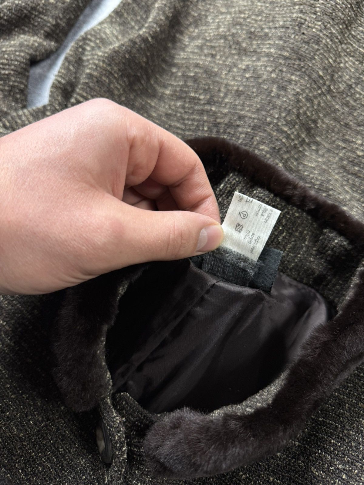 Akris Akris Schurwolle Mink Fur Trim Collar Button Tailored Jacket Size M / US 6-8 / IT 42-44 - 16 Thumbnail