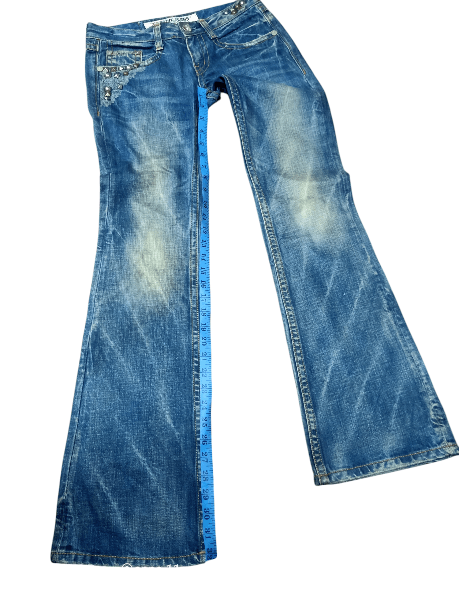 If Six Was Nine × Japanese Brand Drive Jeans Flare Bootcut Denim Size US 29 - 2 Thumbnail