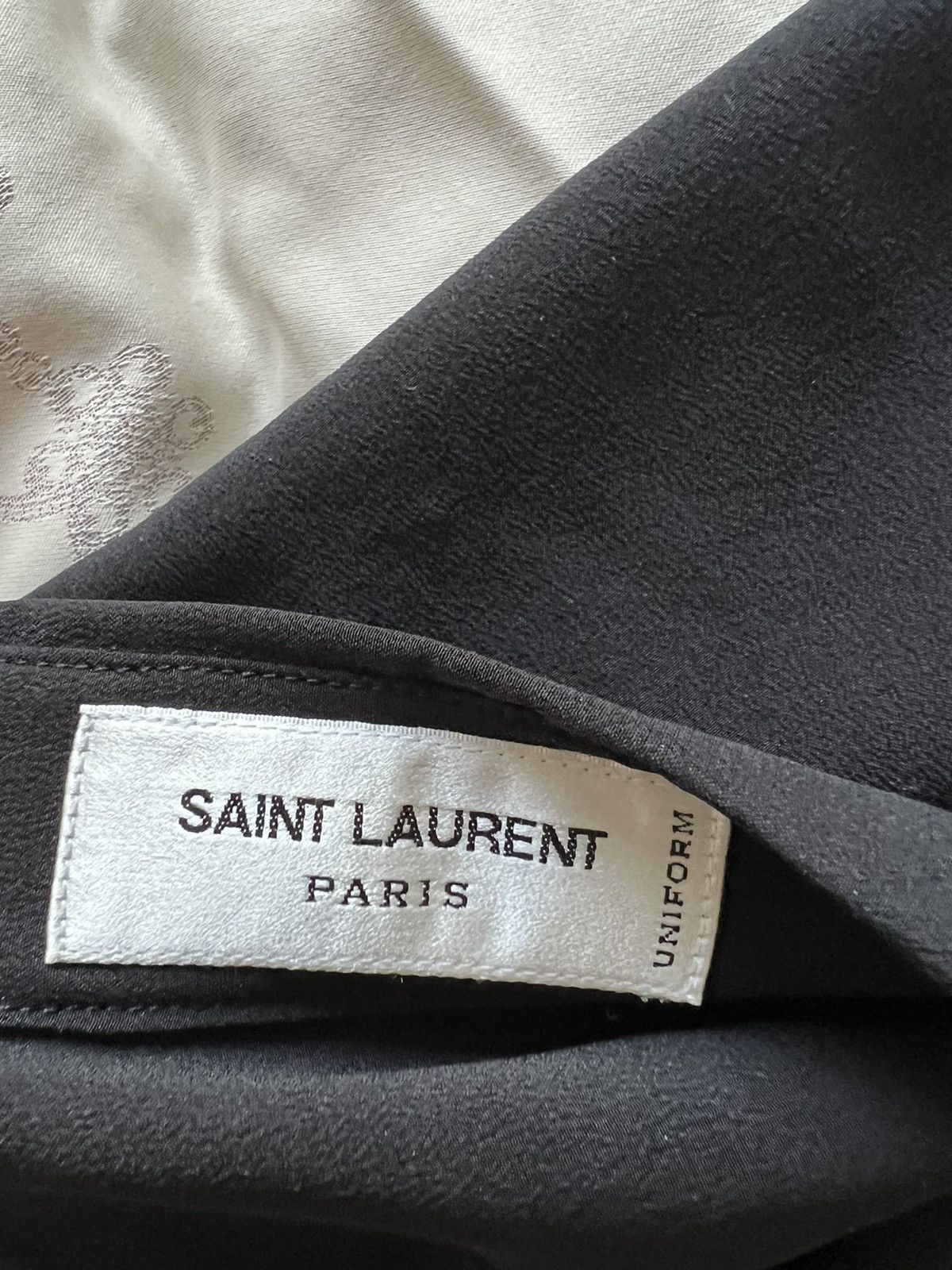 Saint Laurent Paris Saint Laurent black silk shirt SzF40 Size US S / EU 44-46 / 1 - 13 Thumbnail