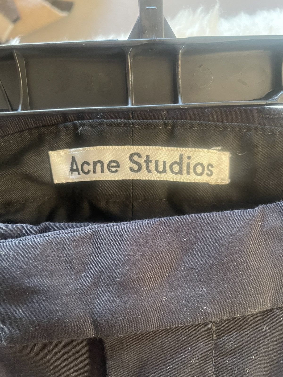 Acne Studios Acne Studios Black Max Satin Trouser Pants Size US 36 / EU 52 - 3 Thumbnail