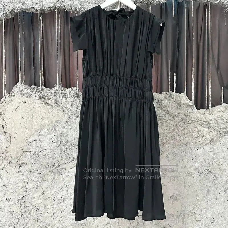 Miu Miu Miu Miu Summer Black Short Sleeve Dress . Size XXS / US 00 / IT 34 - 1 Thumbnail