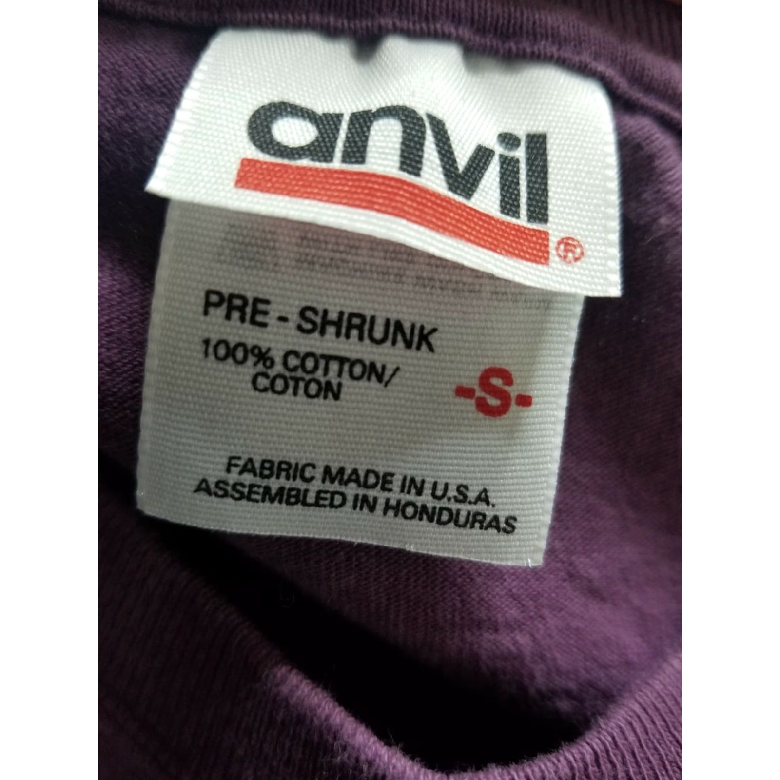 Anvil VINTAGE Anvil Mammoth Cave National Park T-Shirt Adult Small Purple 90s Travel Souvenir Mens Size US S / EU 44-46 / 1 - 3 Thumbnail