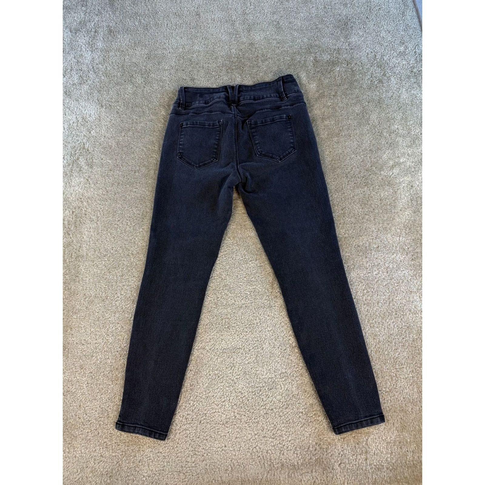Vintage Curve Appeal Jeans Black Curve Creator Skinny High Rise Womens 8/29 Casual Size 30" / US 8 / IT 44 - 7 Thumbnail