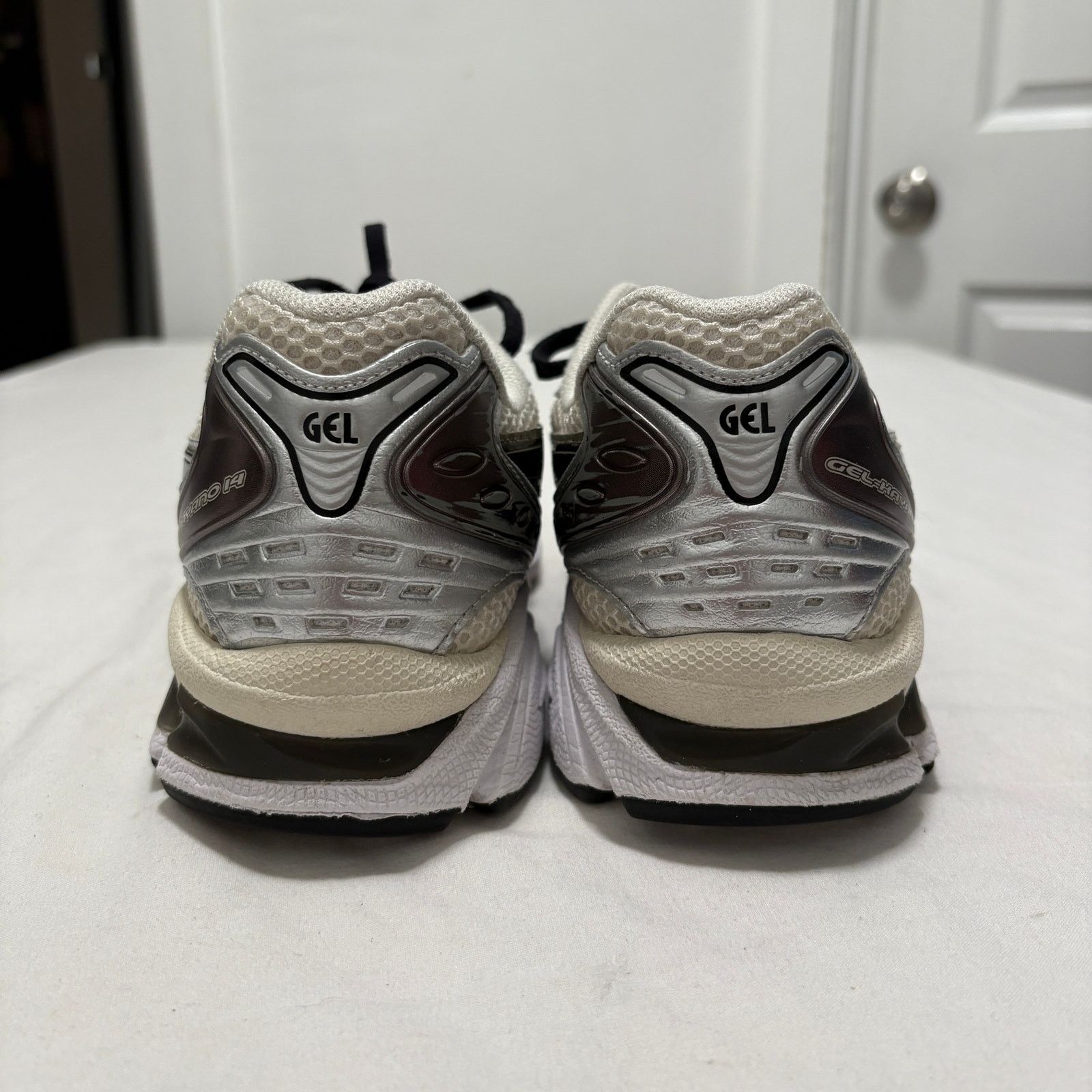 Asics ASICS Gel Kayano 14 Running Shoes Cream Black Size 8.5 Size US 8.5 / EU 41-42 - 4 Thumbnail