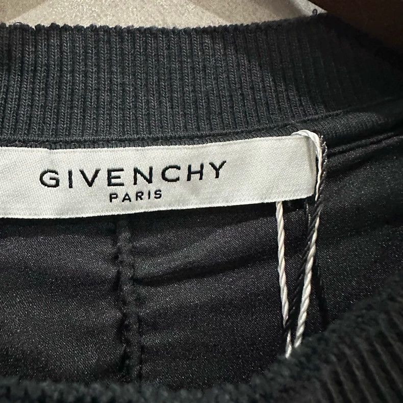 Givenchy Givenchy Black ripped crewneck hoodie size XS Size US XS / EU 42 / 0 - 4 Thumbnail