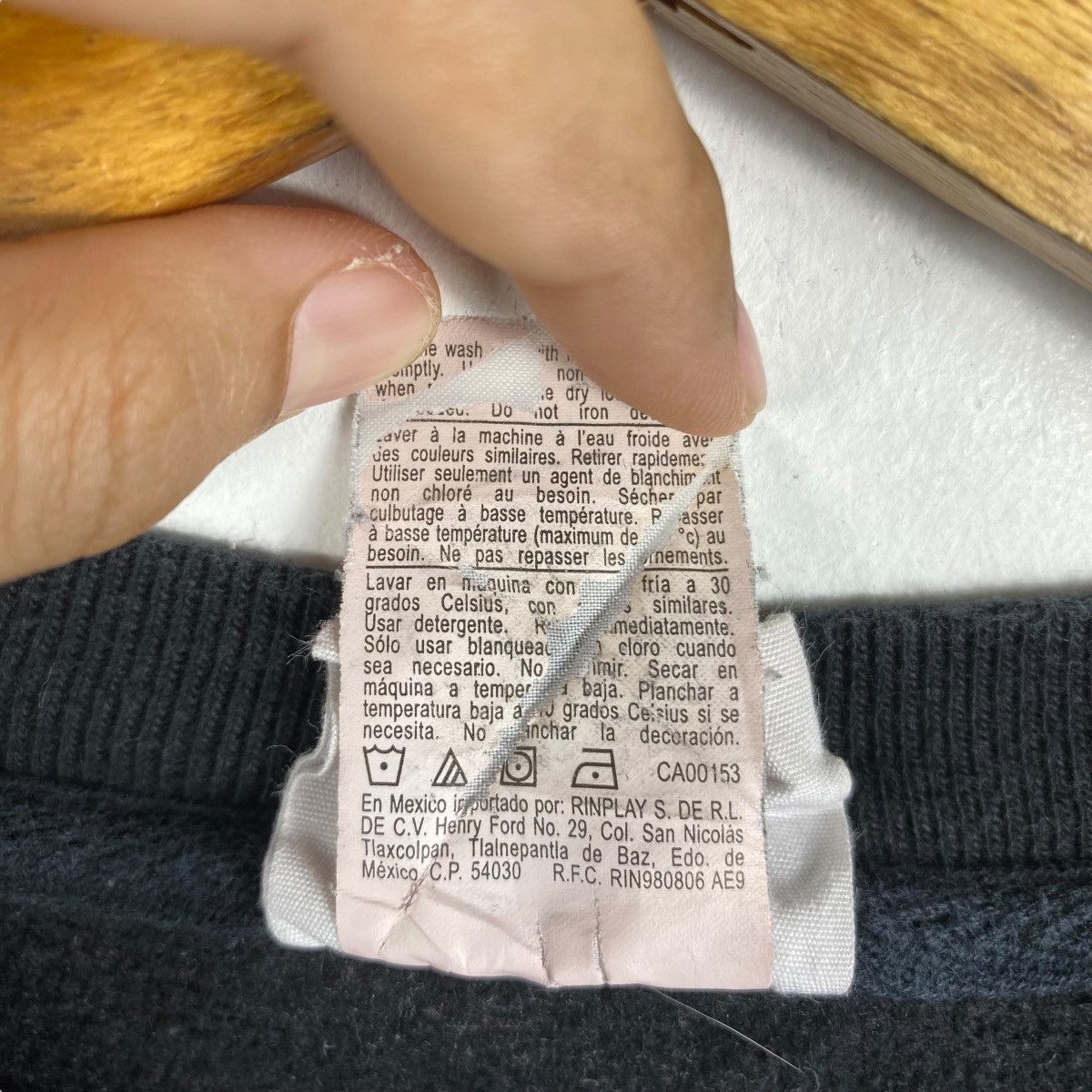 Champion × Vintage Vintage 00's CHAMPION Reverse Weave Center Logo Crewneck Size US L / EU 52-54 / 3 - 8 Thumbnail
