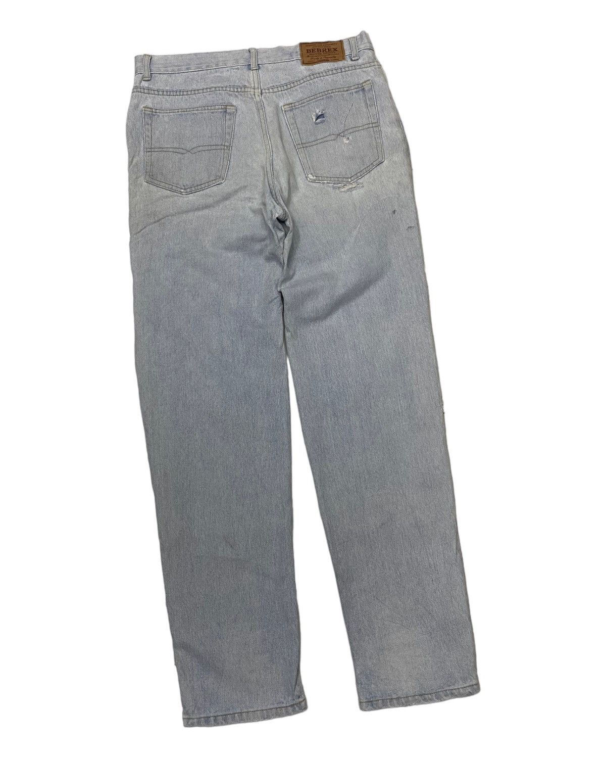 Kapital DISTRESSED DENIM BEBREX SICK RIPS DENIM JEANS Size US 33 - 5 Thumbnail