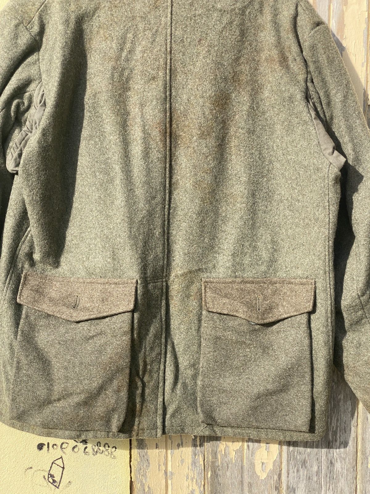 Vintage Vintage 80’s army multi pocket woll jacket Size US XL / EU 56 / 4 - 5 Thumbnail