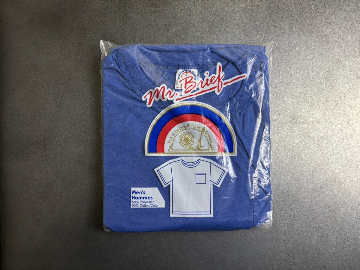 Vintage Deadstock 1970s Vintage Tee Shirt Mr. Brief Made in Canada Size US S / EU 44-46 / 1 - 7 Thumbnail