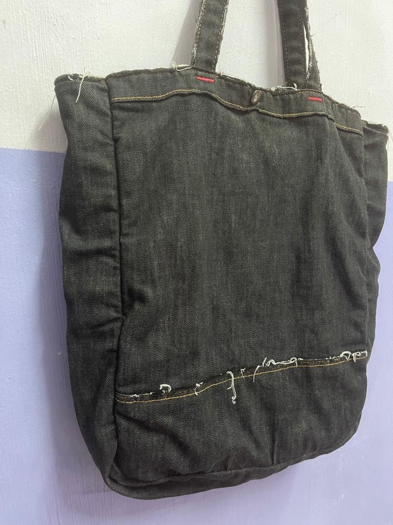 Tornado Mart Tornado Mart Denim Tote Bag Size ONE SIZE - 10 Thumbnail