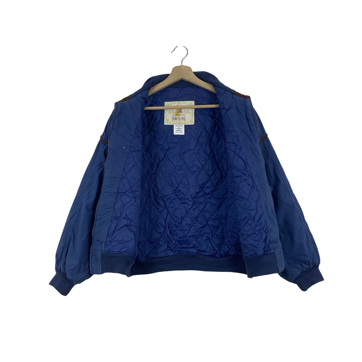 Edwin Vintage SOMETHING EDWIN Bomber Jacket Quilted Lining Casual Size US M / EU 48-50 / 2 - 7 Thumbnail