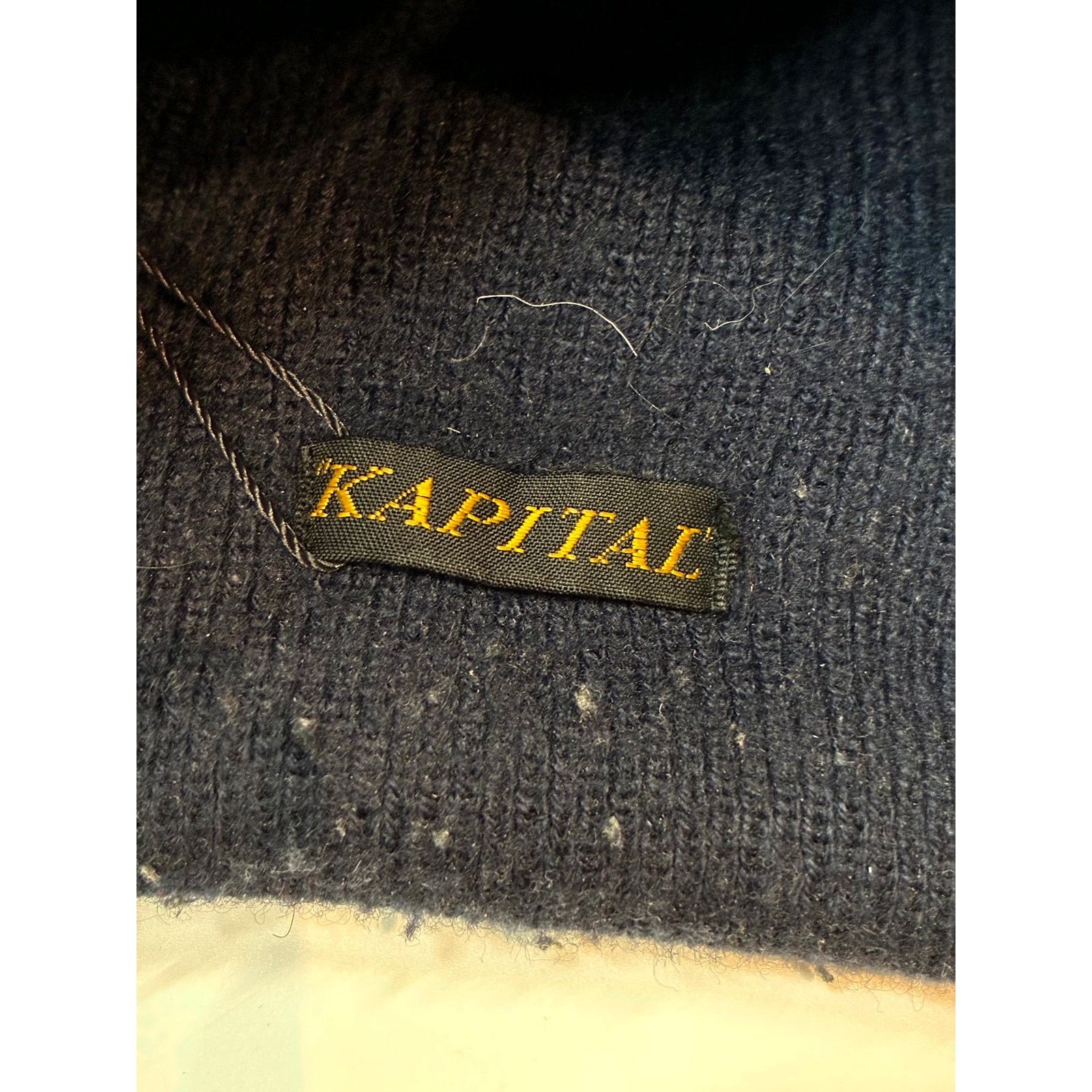 Kapital Kapital Working Class Hero Black Beanie Size ONE SIZE - 3 Thumbnail