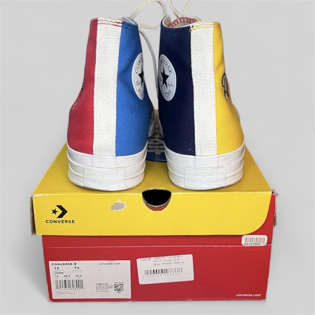 Converse Golf Wang x Converse Chuck 70 High ‘Tri-Panel’ Men’s Size 12 Size US 12 / EU 45 - 5 Thumbnail