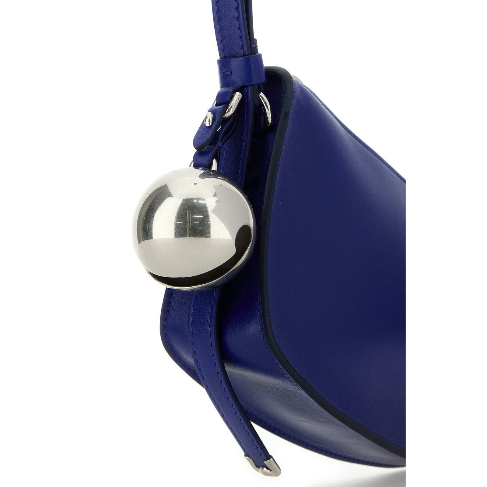 Burberry BURBERRY Shield Mini Blue Leather Shoulder Bag New Size ONE SIZE - 4 Thumbnail