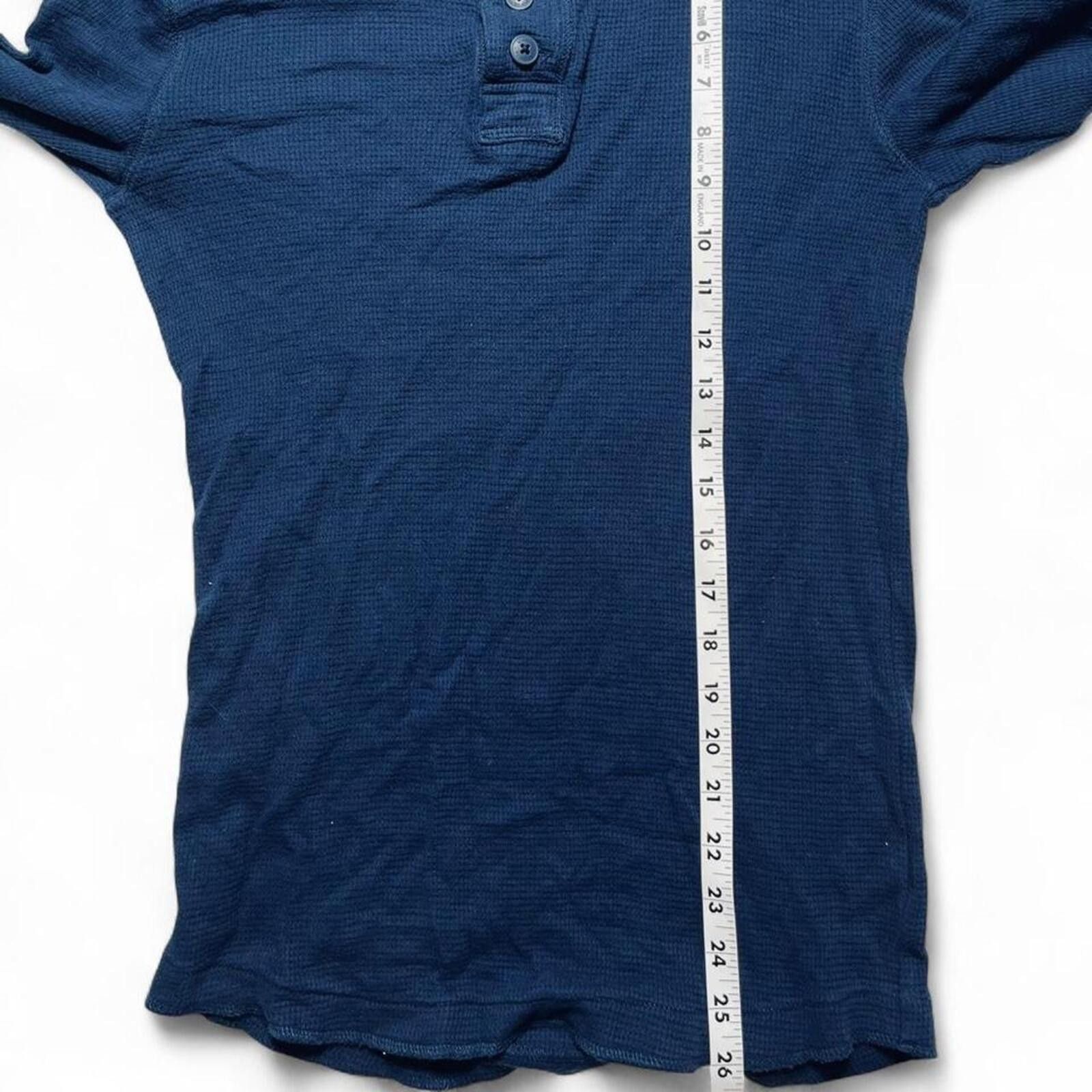 Mossimo Mossimo Supply Co. Waffle Knit Henley Shirt Size L (12/14) Size US L / EU 52-54 / 3 - 5 Thumbnail