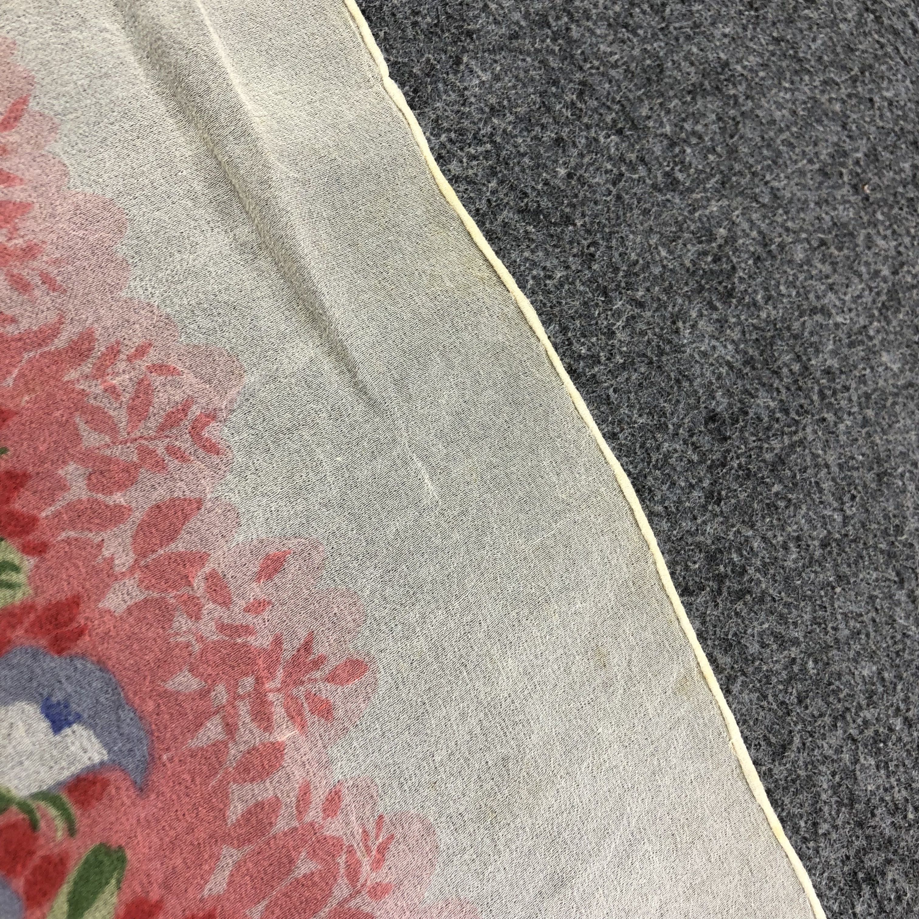 Vintage Roland Munnier Hand Rolled Silk Scarf M840 Size ONE SIZE - 11 Thumbnail