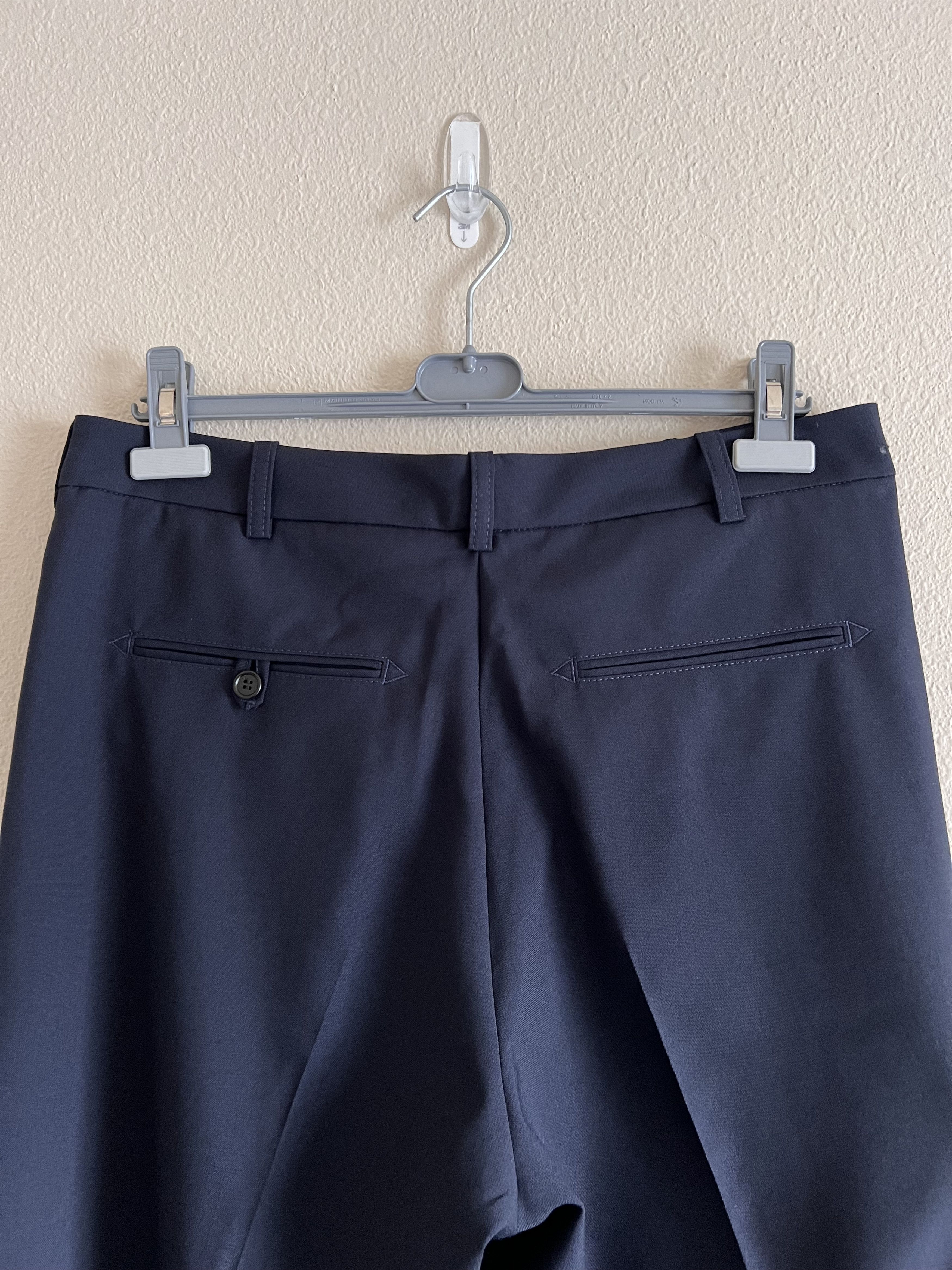 Marni Marni Tropical Wool Pleated Pants in Navy Size US 34 / EU 50 - 6 Thumbnail