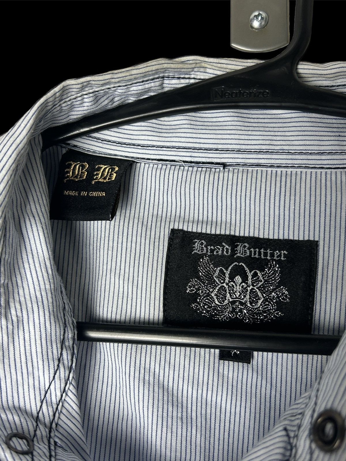 14th Addiction Brad Butter Embroidered Button Up Size US L / EU 52-54 / 3 - 6 Thumbnail